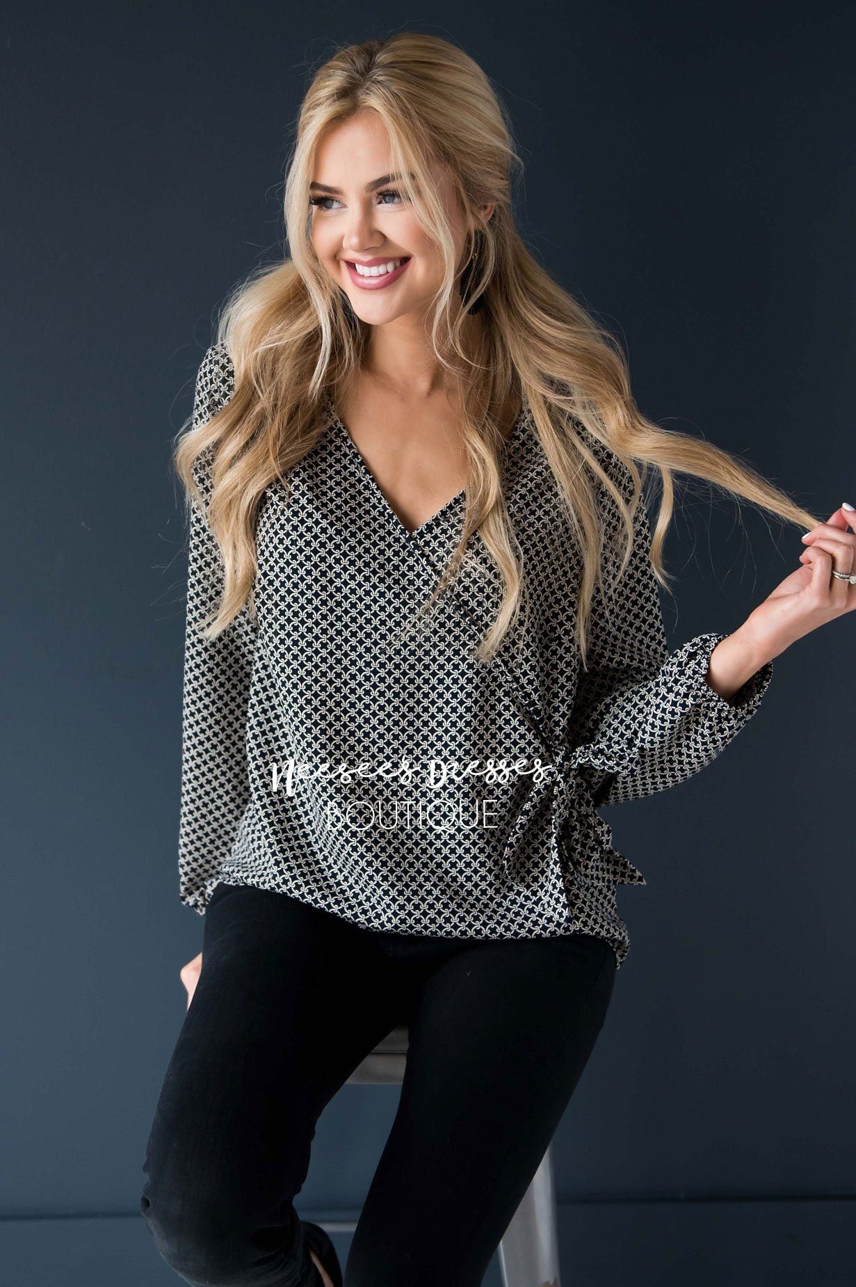 Infinity Blouse Tops vendor-unknown