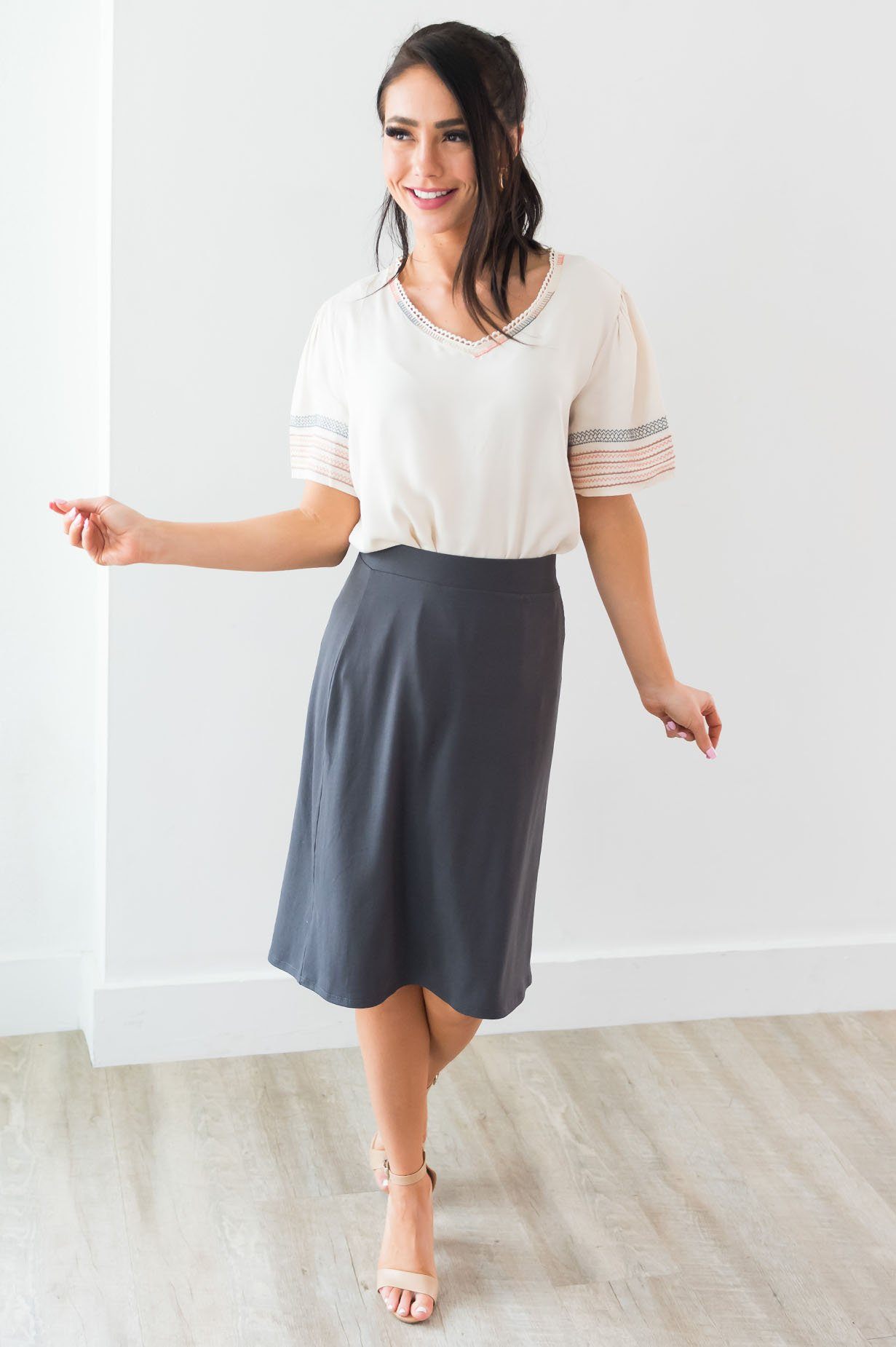 Many Travels Modest Blouse Modest Dresses vendor-unknown