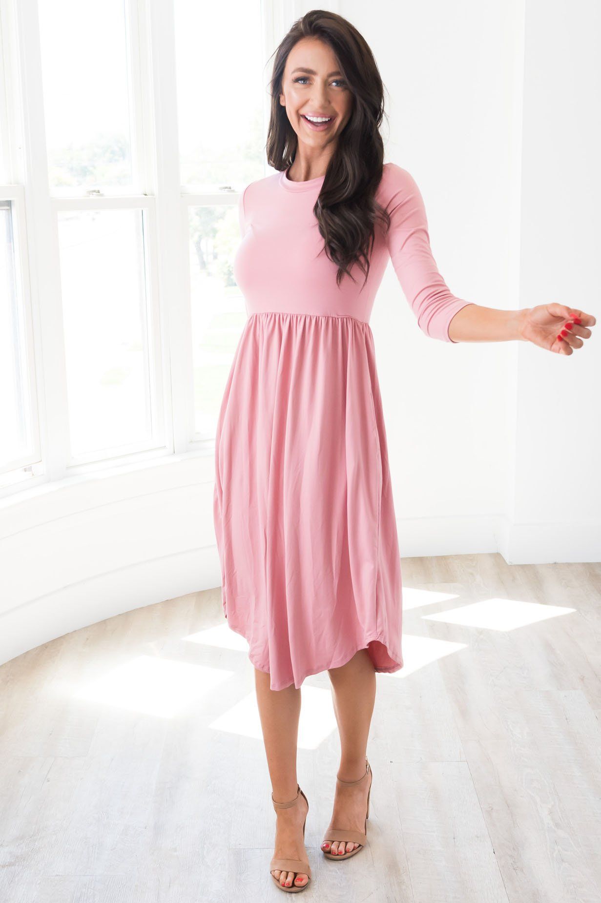 The Kylee Modest Dresses vendor-unknown