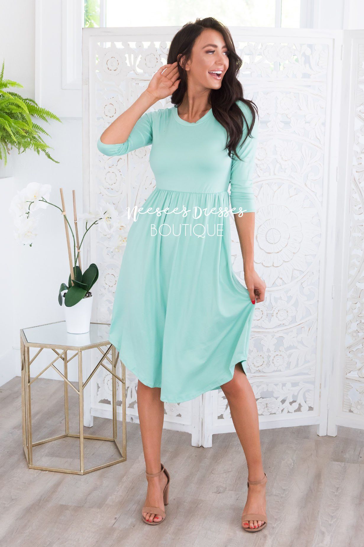 The Kylee Modest Dresses vendor-unknown