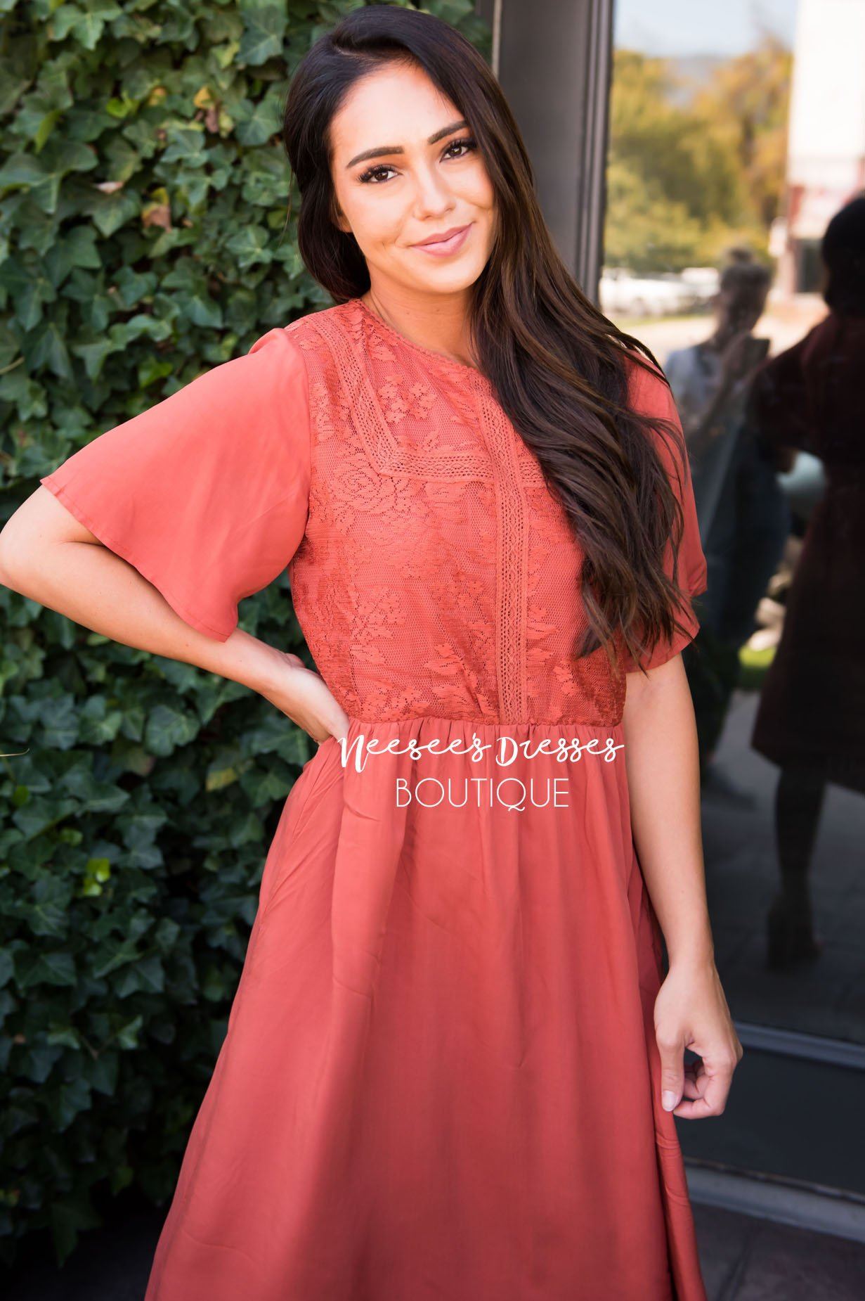 The Lacy Modest Dresses vendor-unknown