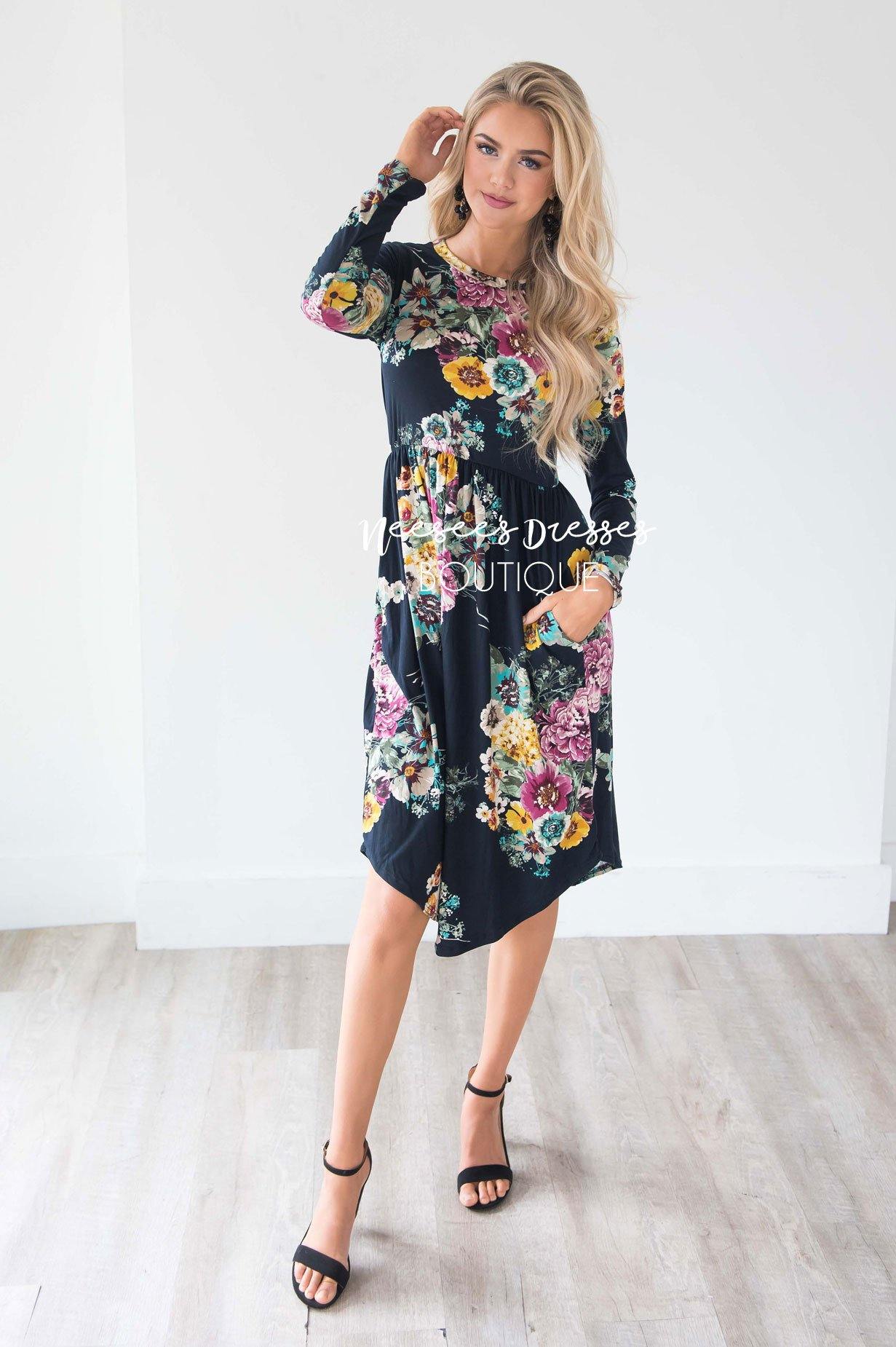 The Larissa Modest Dresses vendor-unknown