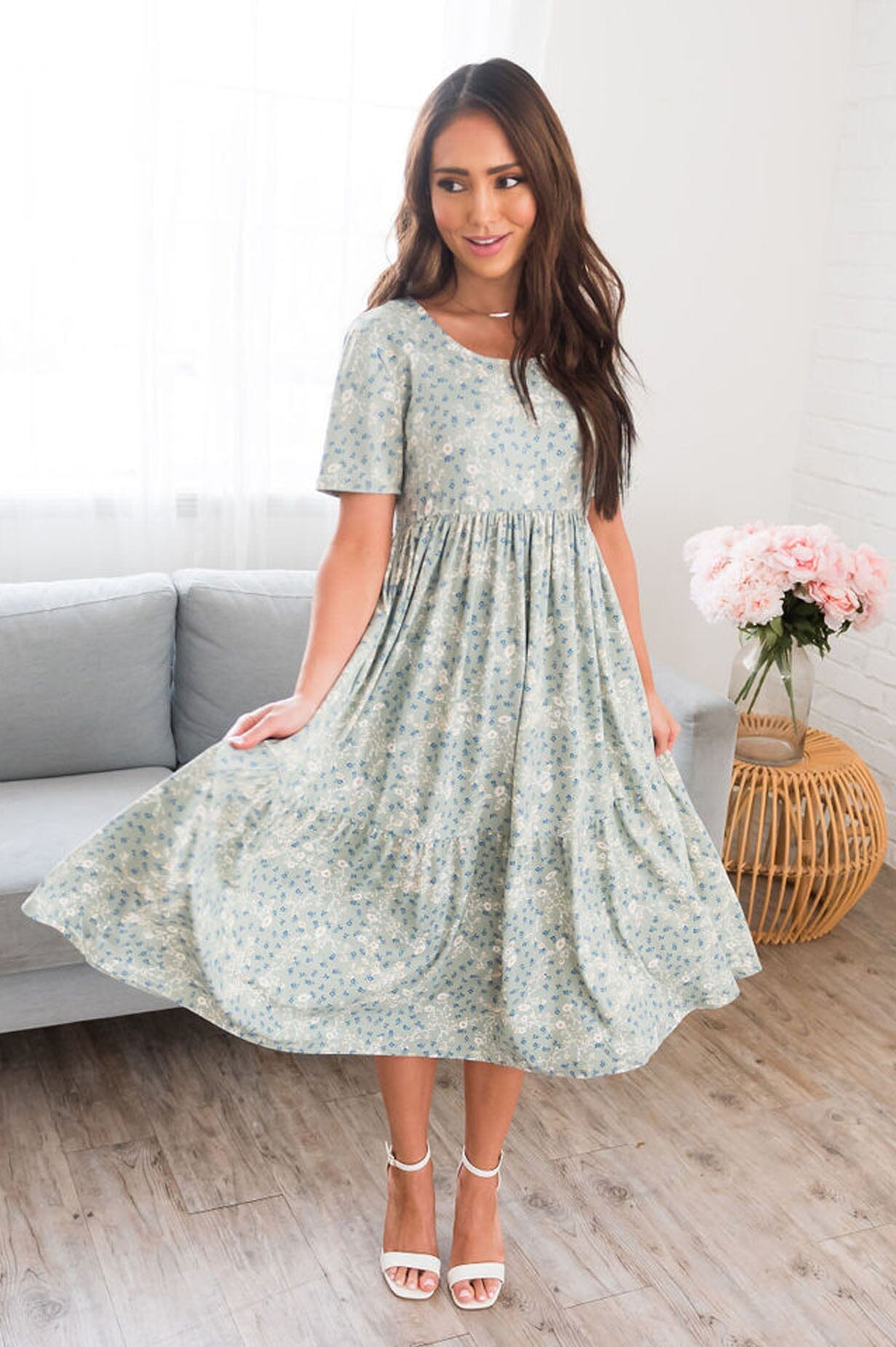 The Larissa Modest Dresses vendor-unknown