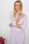 Day Dreamer Lace Dress in Lavender Modest Dresses vendor-unknown