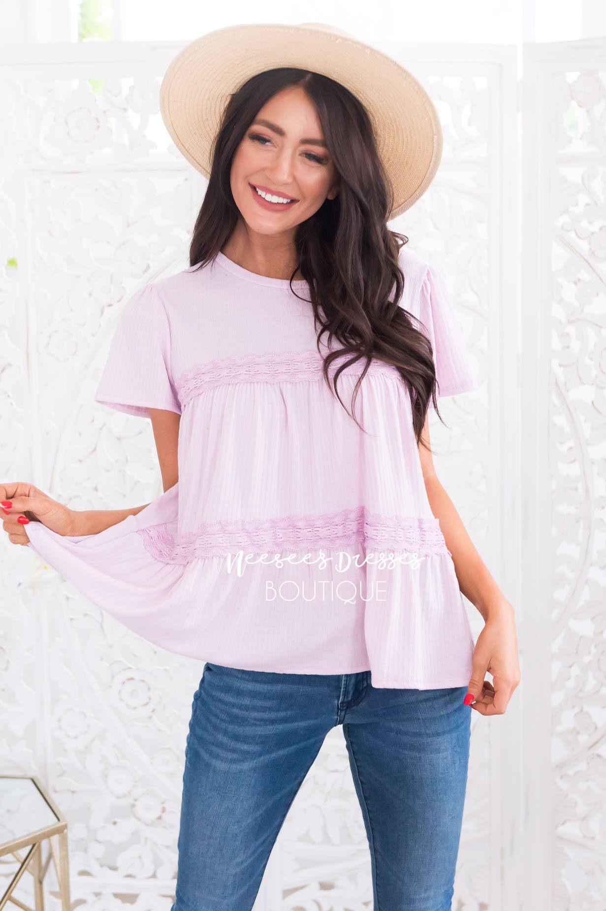 Good Catch Modest Blouse Tops vendor-unknown