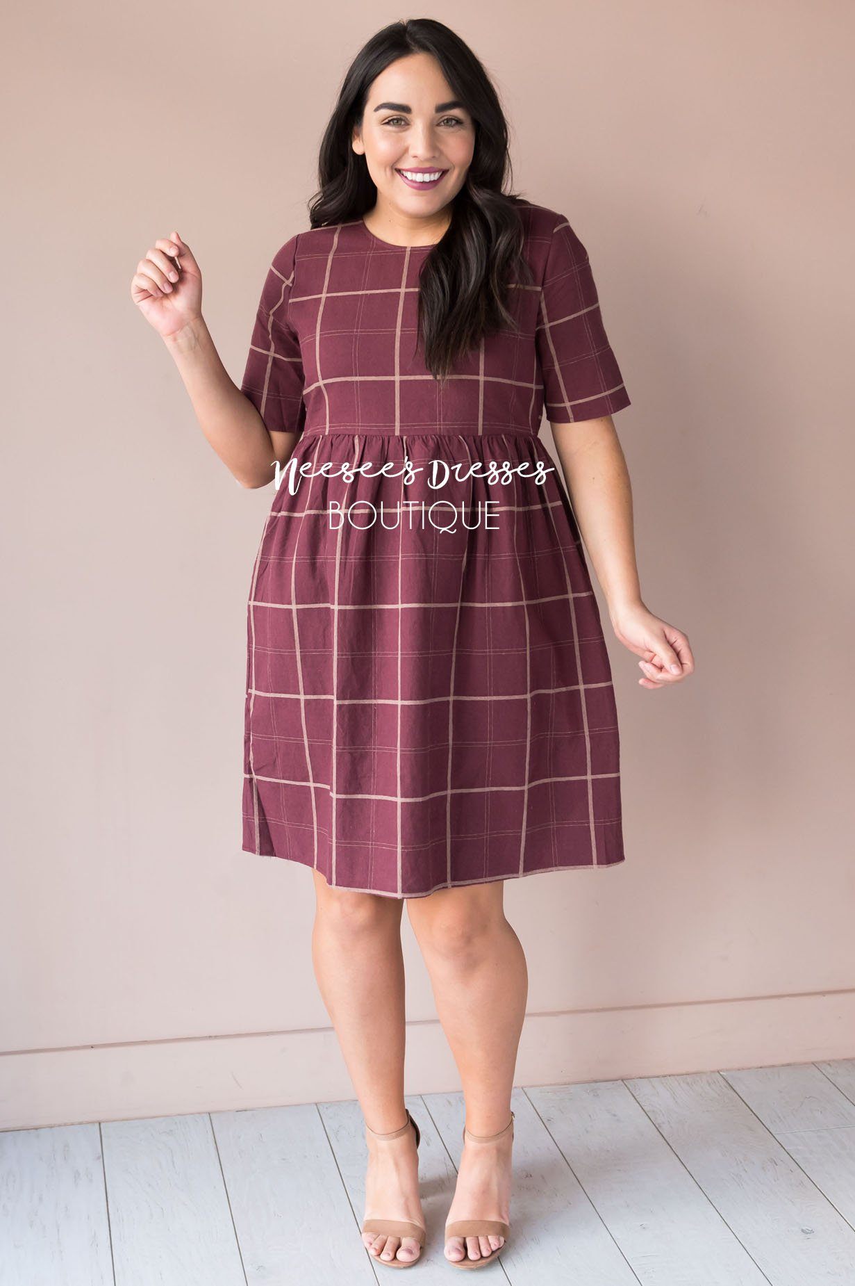 The Leah Modest Dresses vendor-unknown