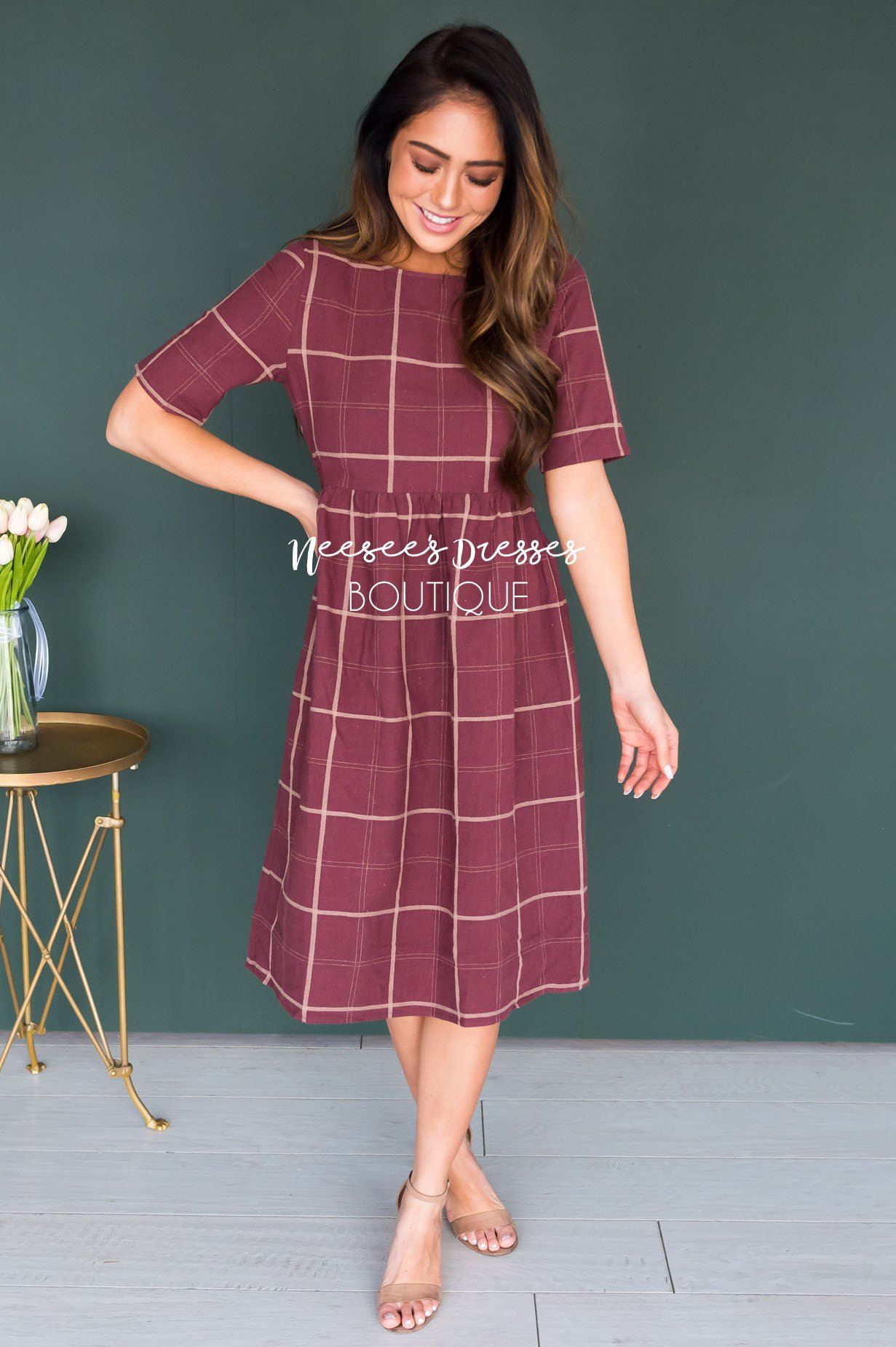 The Leah Modest Dresses vendor-unknown