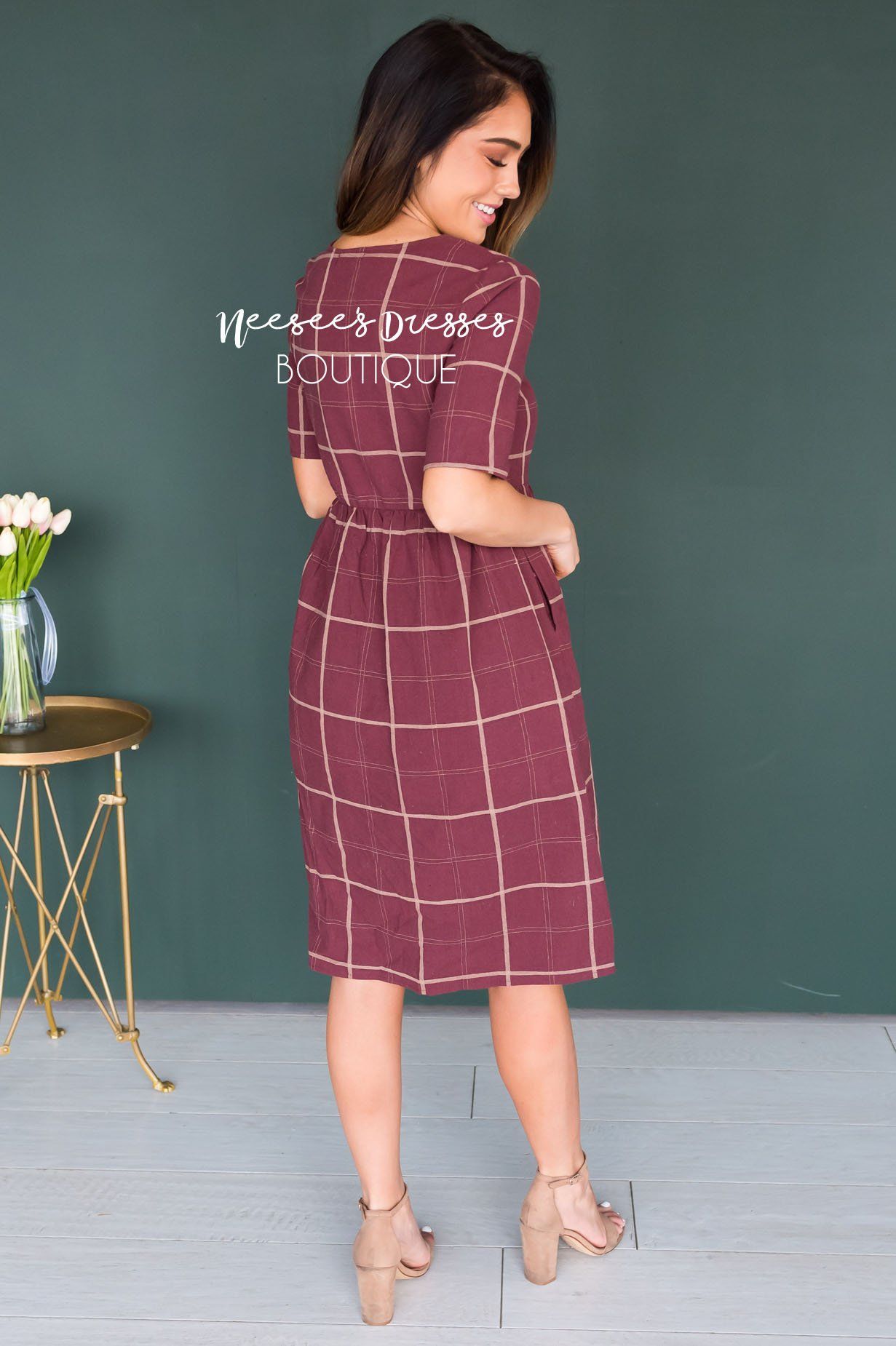 The Leah Modest Dresses vendor-unknown