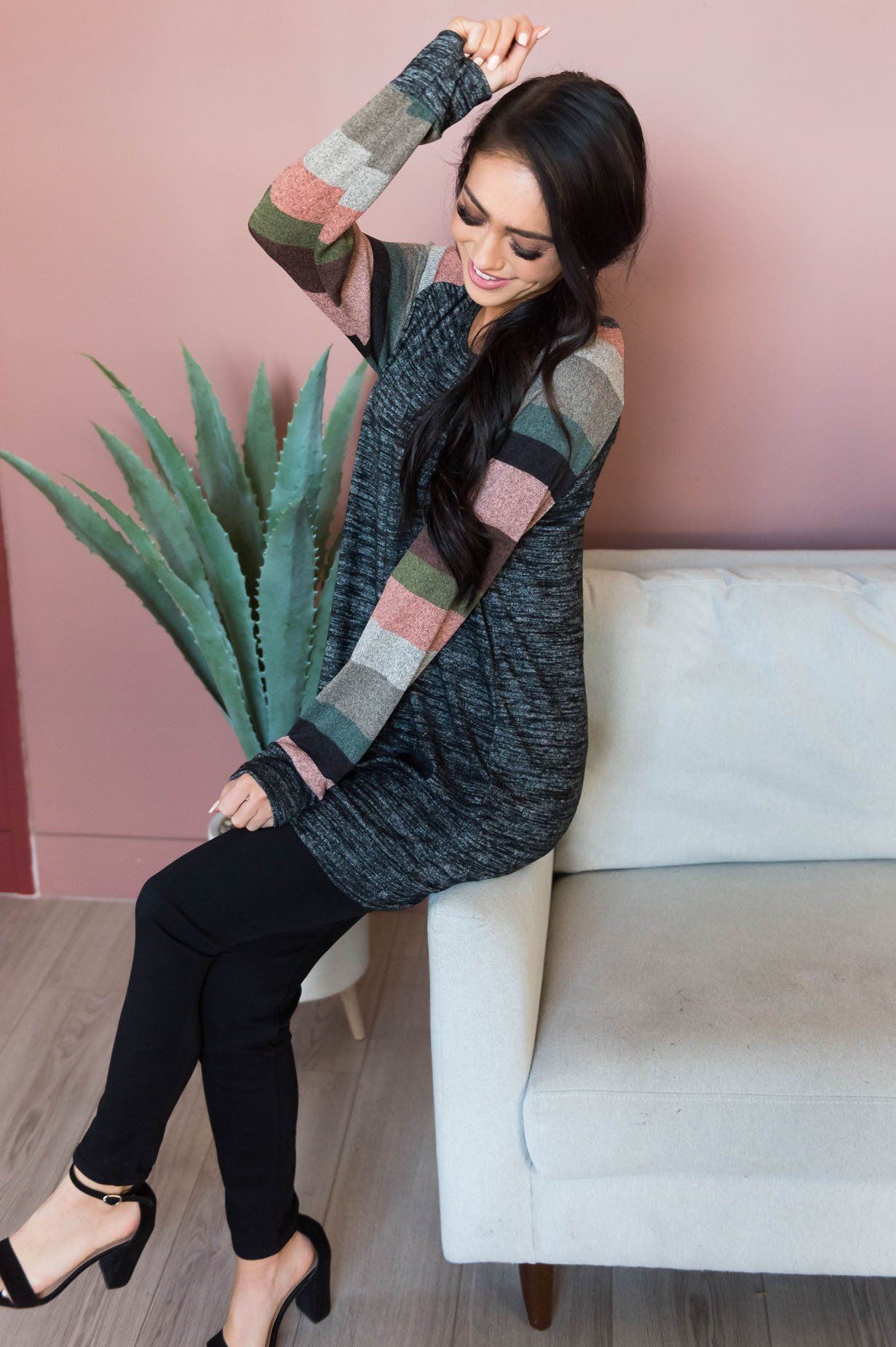 Leaves of Fall Modest Tunic Modest Dresses vendor-unknown