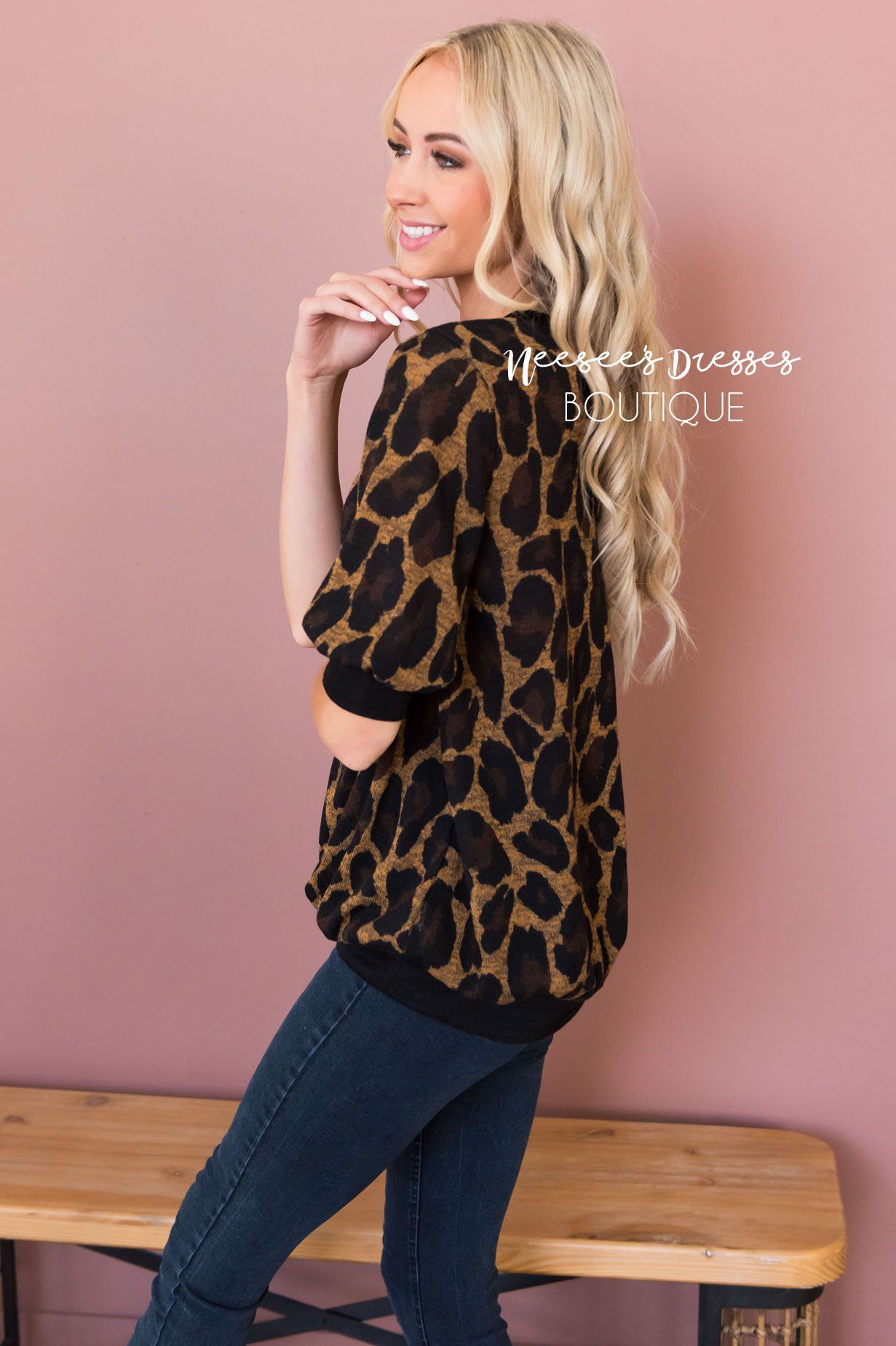 Let's Get Away Modest Top Modest Dresses vendor-unknown