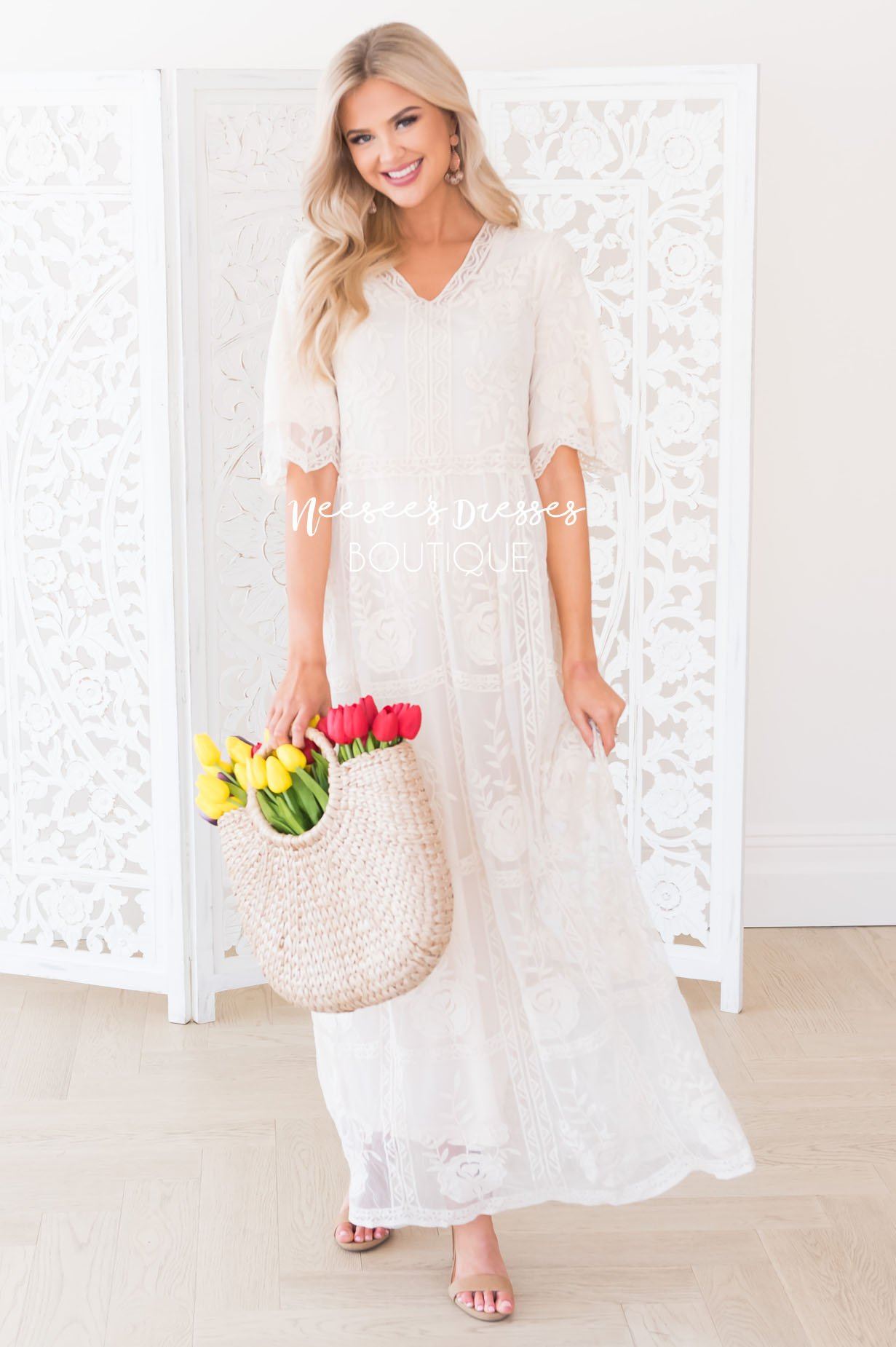 The Lexi Boho Maxi Dress Modest Dresses vendor-unknown