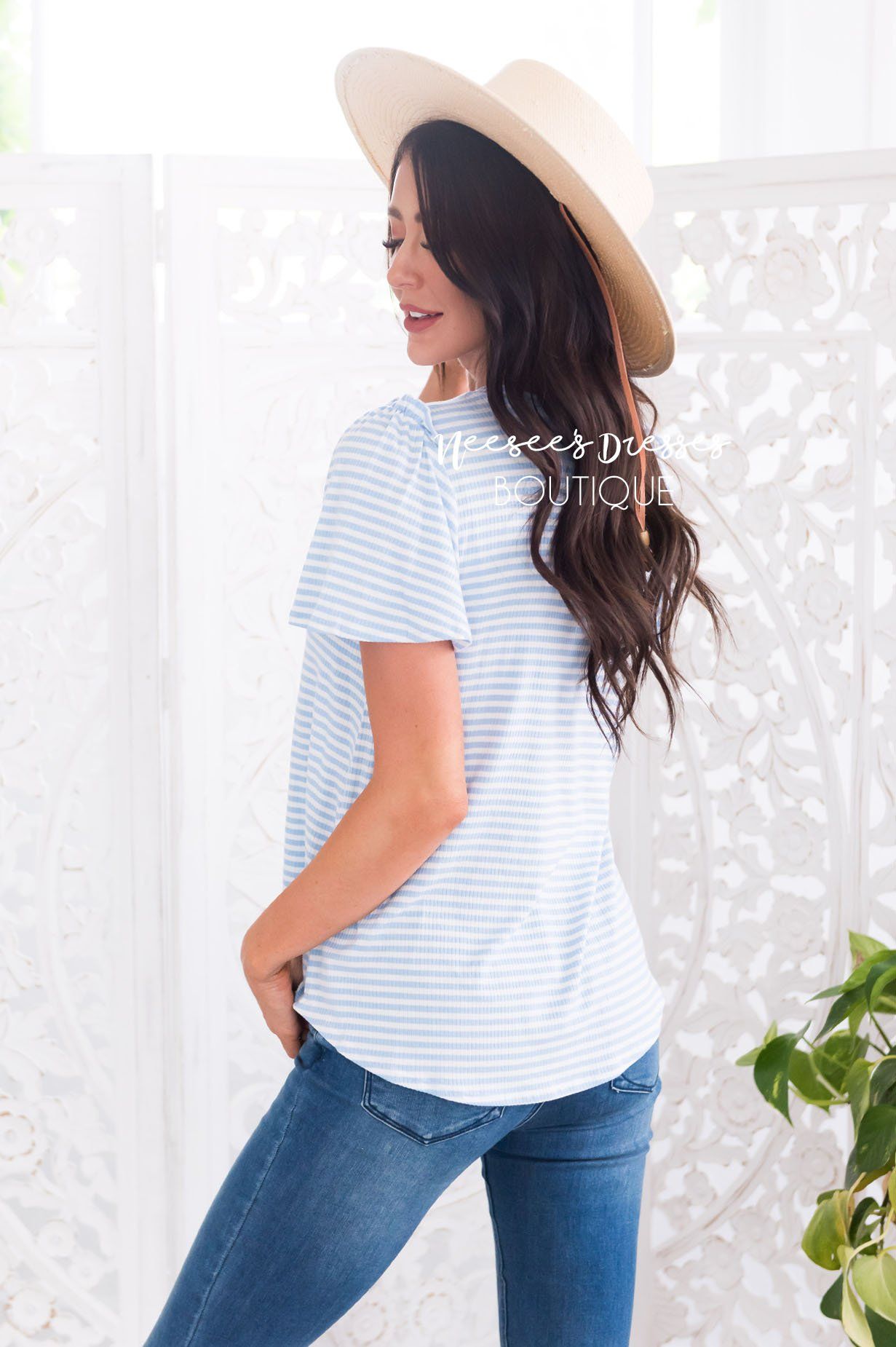 Lift My Spirits Modest Top Modest Dresses vendor-unknown