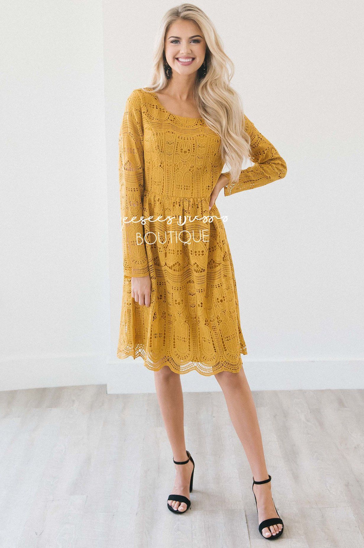 The Novalee- Long Sleeve Modest Dresses vendor-unknown