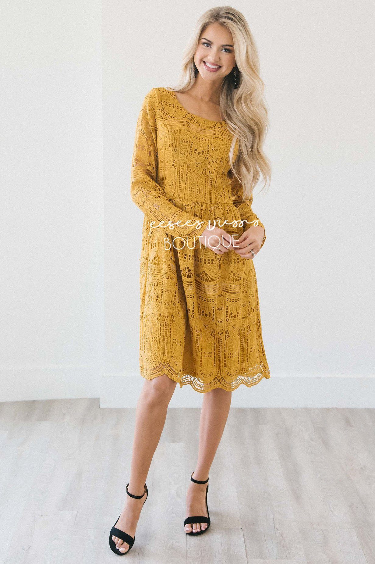 The Novalee- Long Sleeve Modest Dresses vendor-unknown