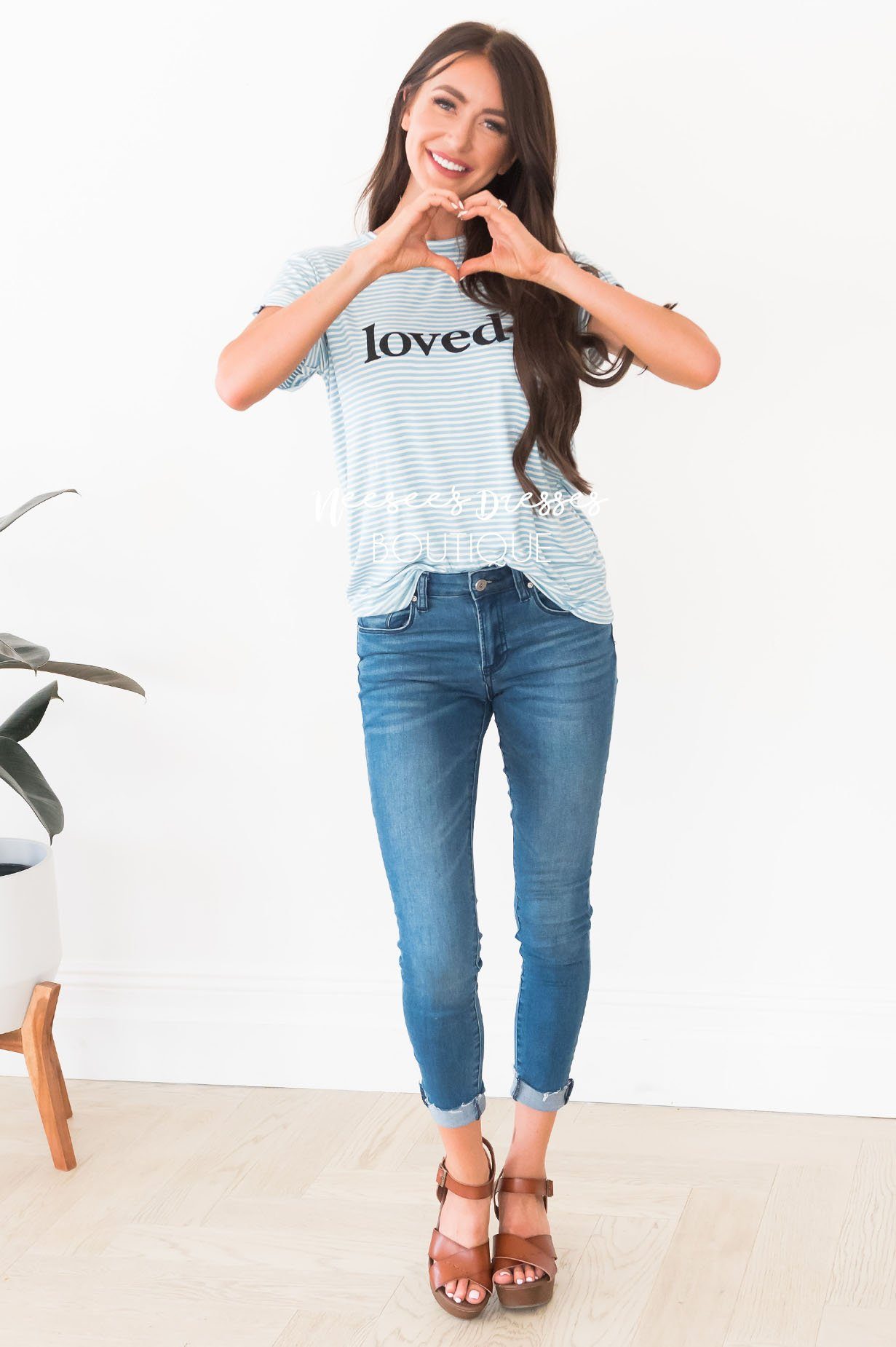 Loved Modest Tee Modest Dresses vendor-unknown