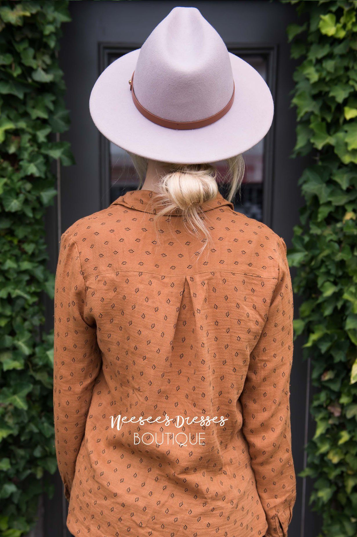 Dream Of Me Button Down Top Tops vendor-unknown