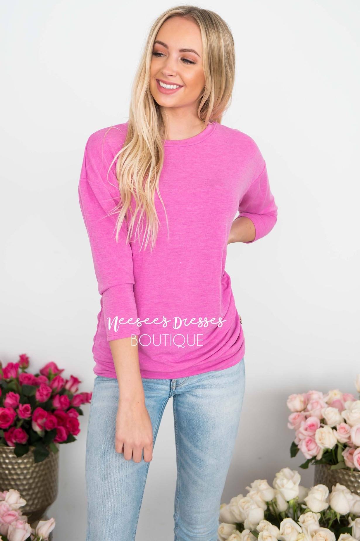 Buttons & Love Sweater Tops vendor-unknown