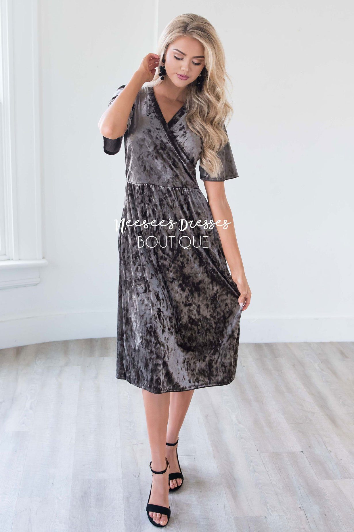 The Marietta Modest Dresses vendor-unknown Chocolate S