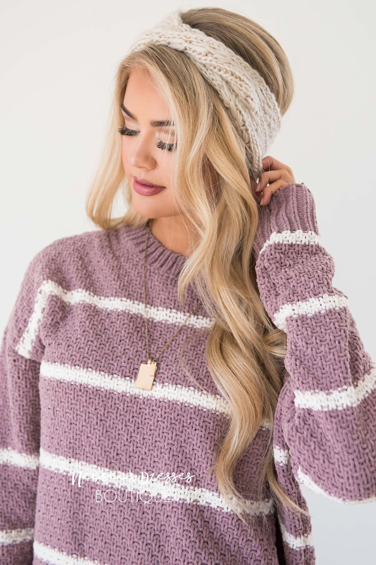 Instant Love Twist Knit Headband Accessories & Shoes Hana