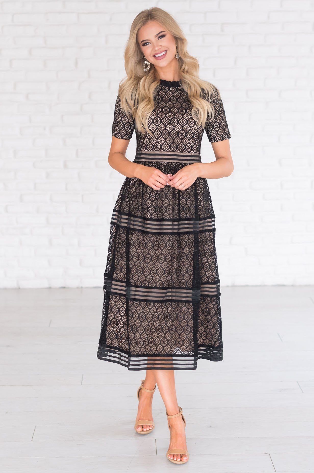 The Melana Modest Dresses vendor-unknown