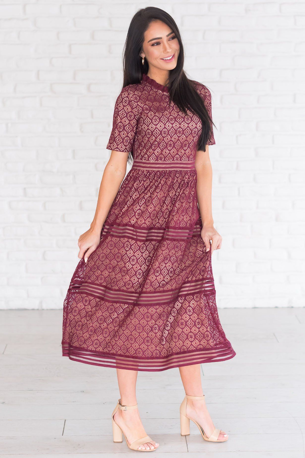 The Melana Modest Dresses vendor-unknown