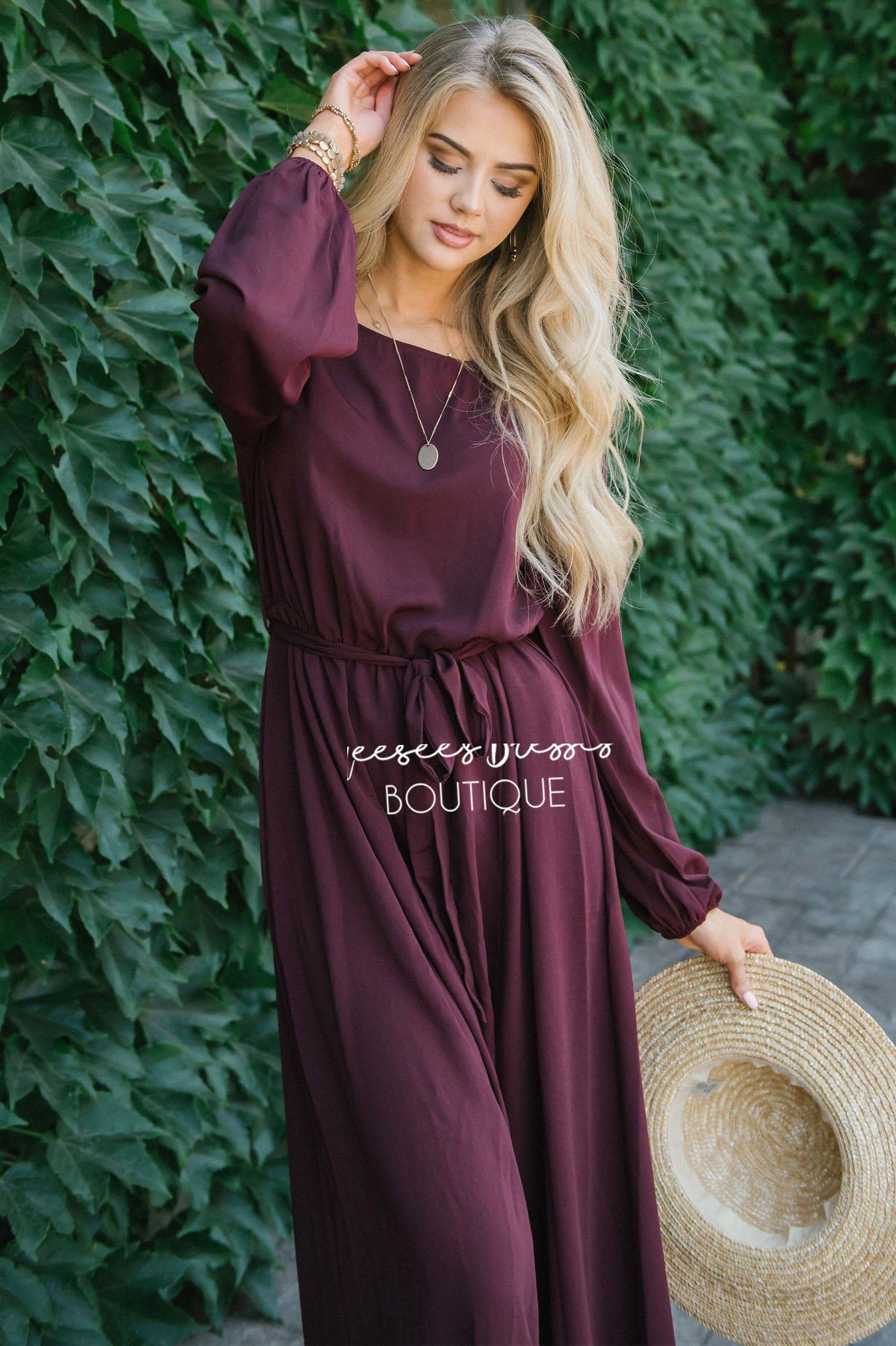 The Maleah - Long Sleeves Modest Dresses vendor-unknown