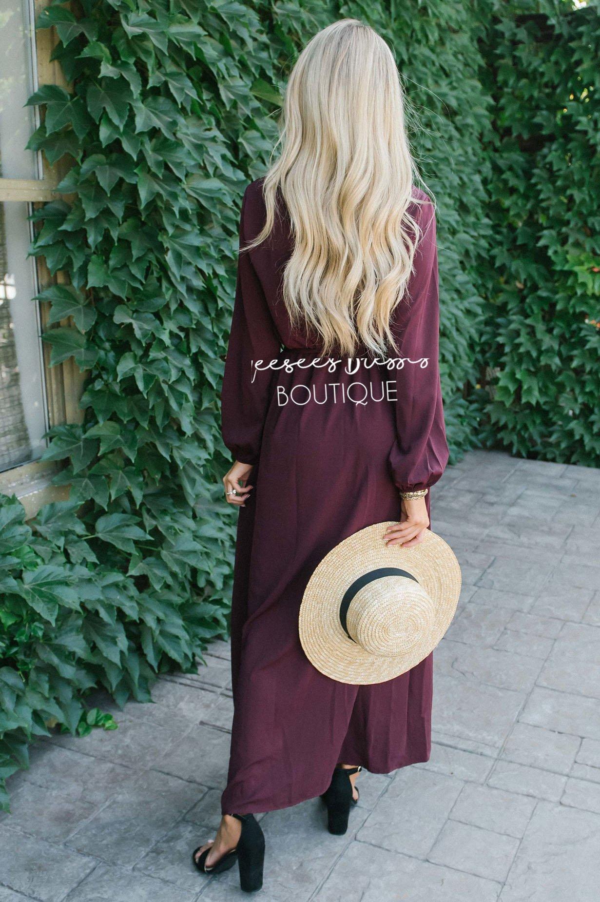 The Maleah - Long Sleeves Modest Dresses vendor-unknown