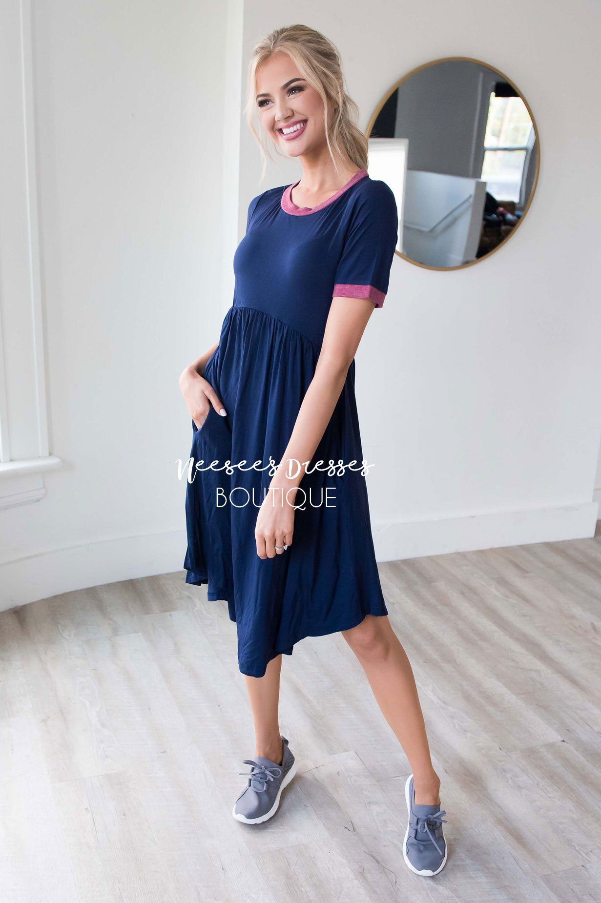 The Andrea Modest Dresses vendor-unknown