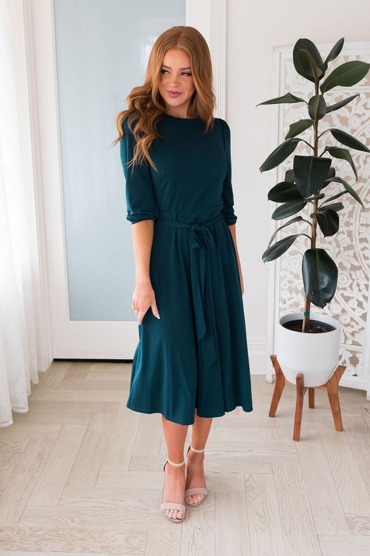 The Miley Modest Dresses vendor-unknown