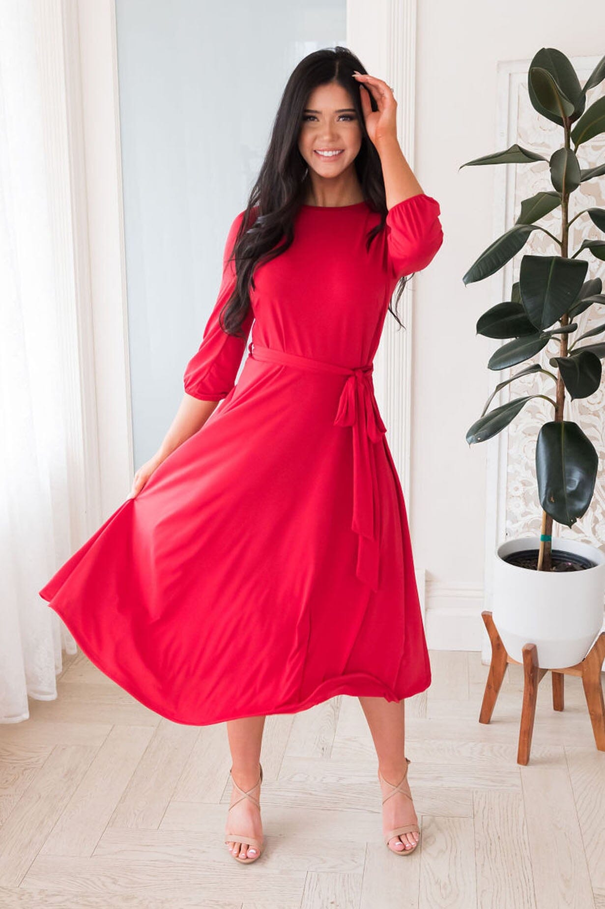 The Miley Modest Dresses vendor-unknown