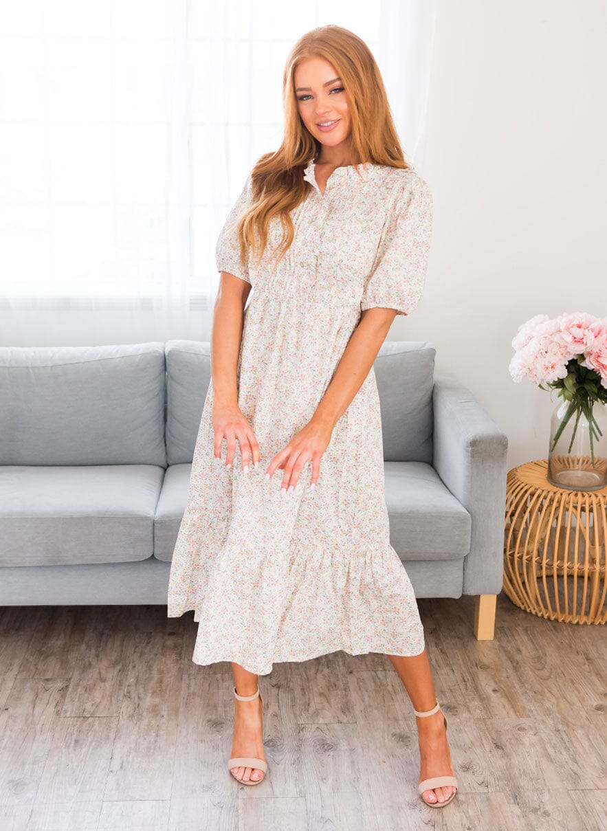 The Rumor Modest Floral Dress