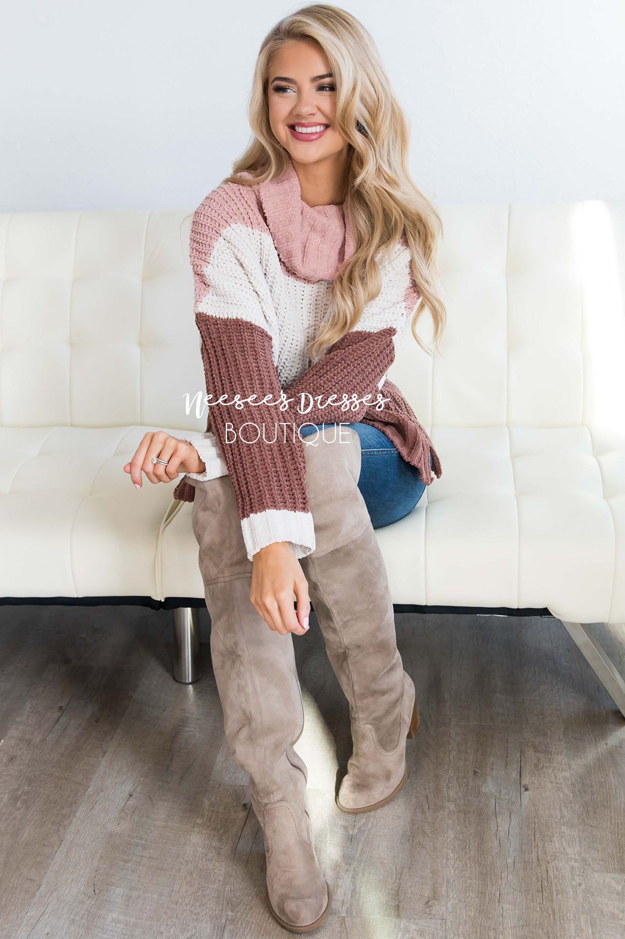 Neapolitan Turtleneck Sweater Tops vendor-unknown