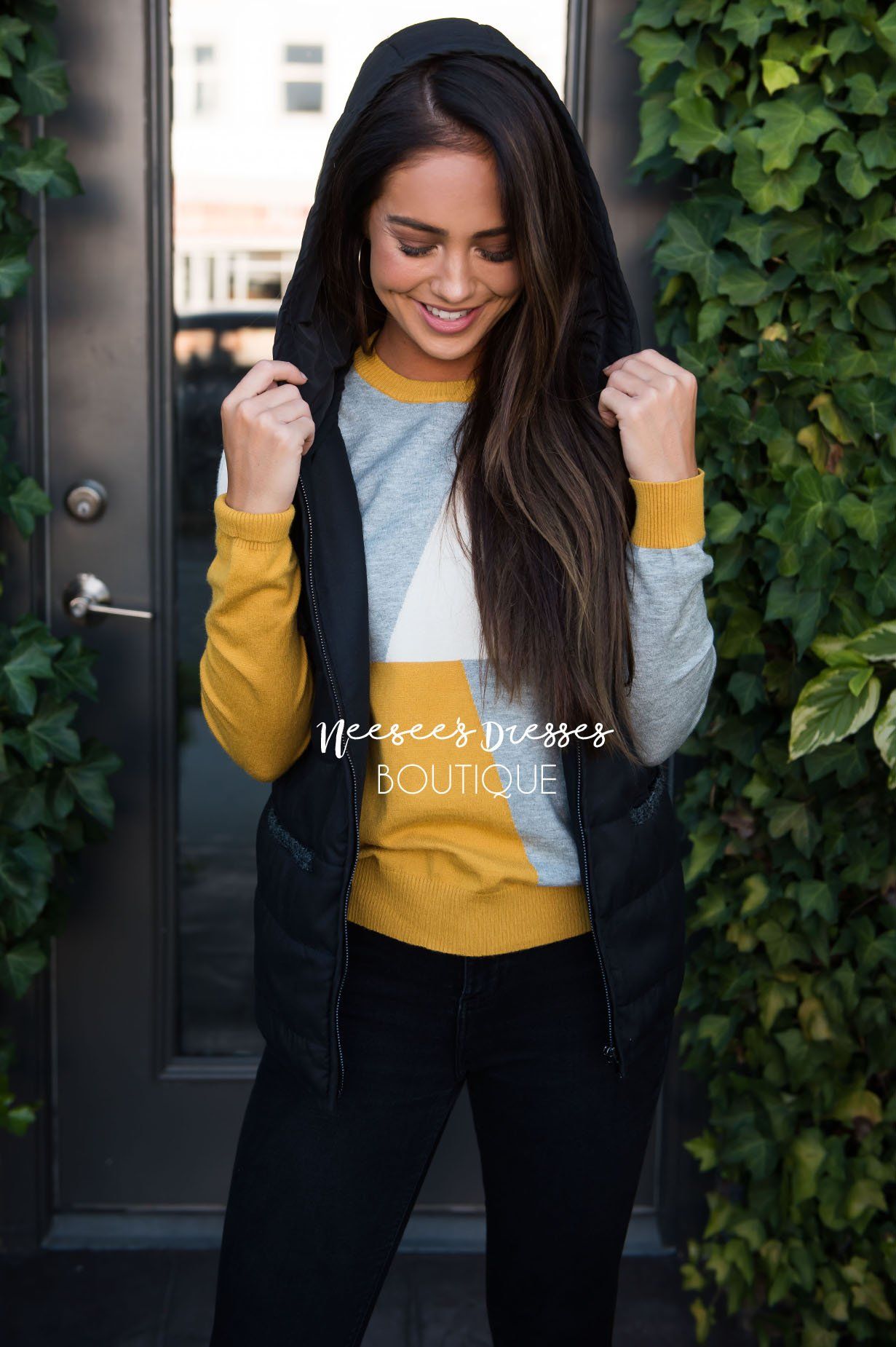 Autumn Days Vest Tops vendor-unknown