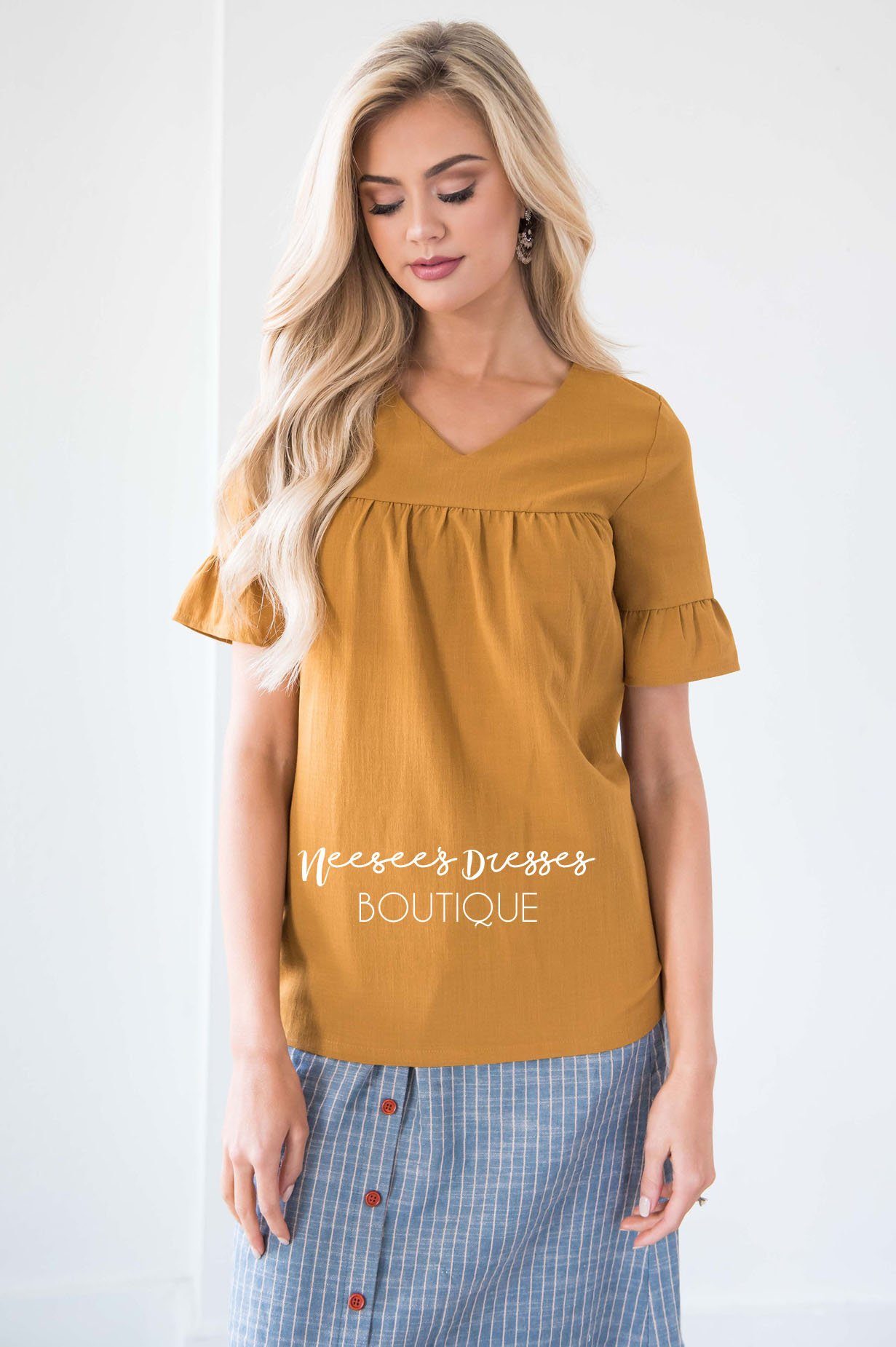 Shine For Me Blouse Tops vendor-unknown