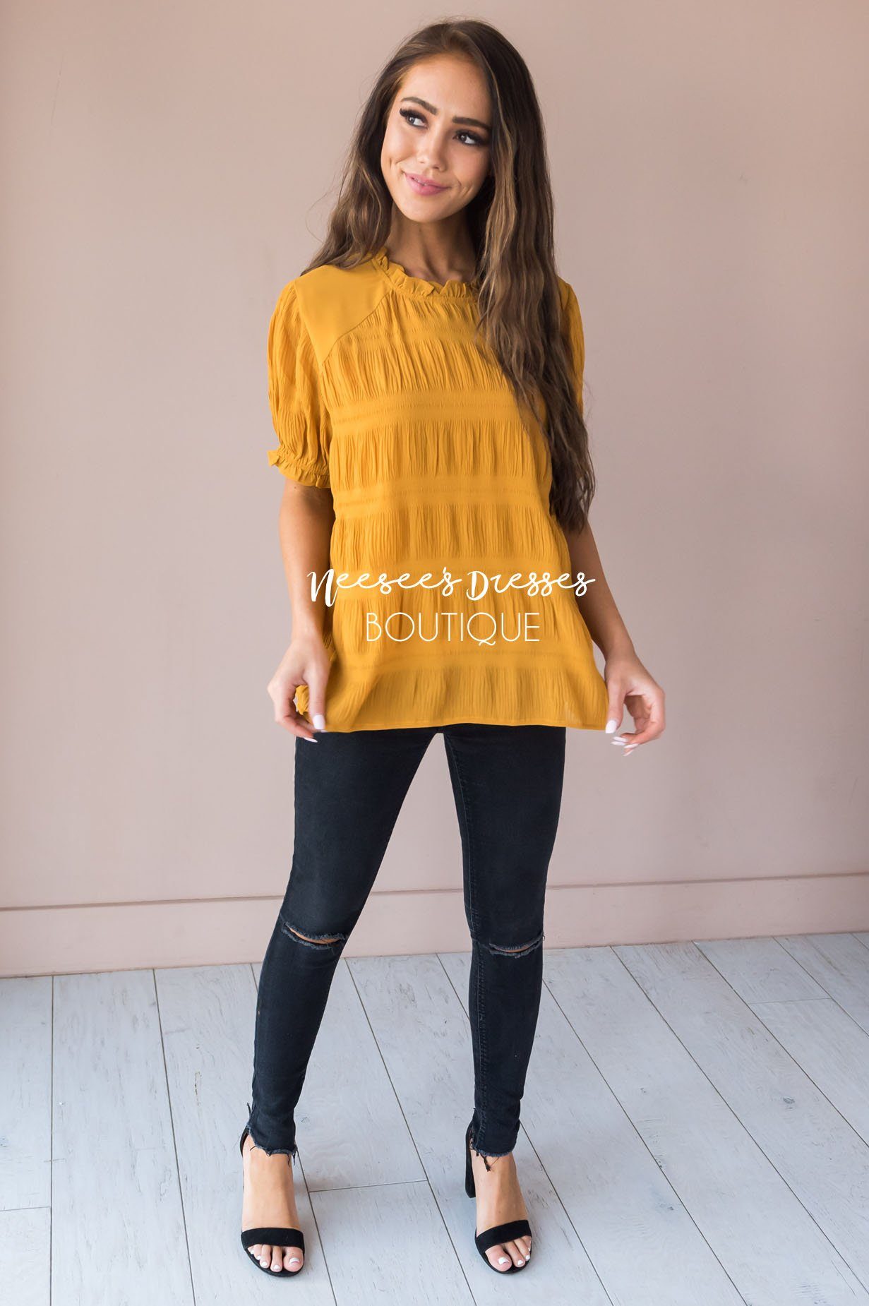 Right Direction Modest Blouse Tops vendor-unknown