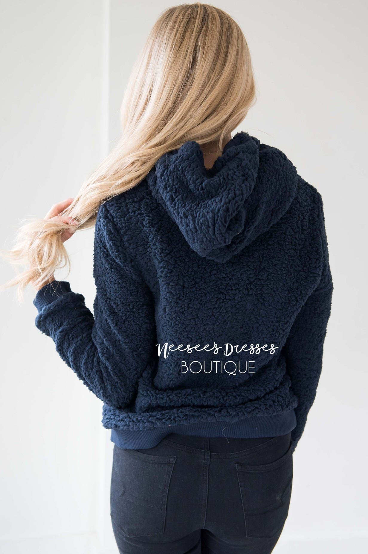 Cozy Fleece Hoodie Sweater Tops vendor-unknown