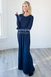 The Aline Long Sleeve Maxi Dress Modest Dresses vendor-unknown 