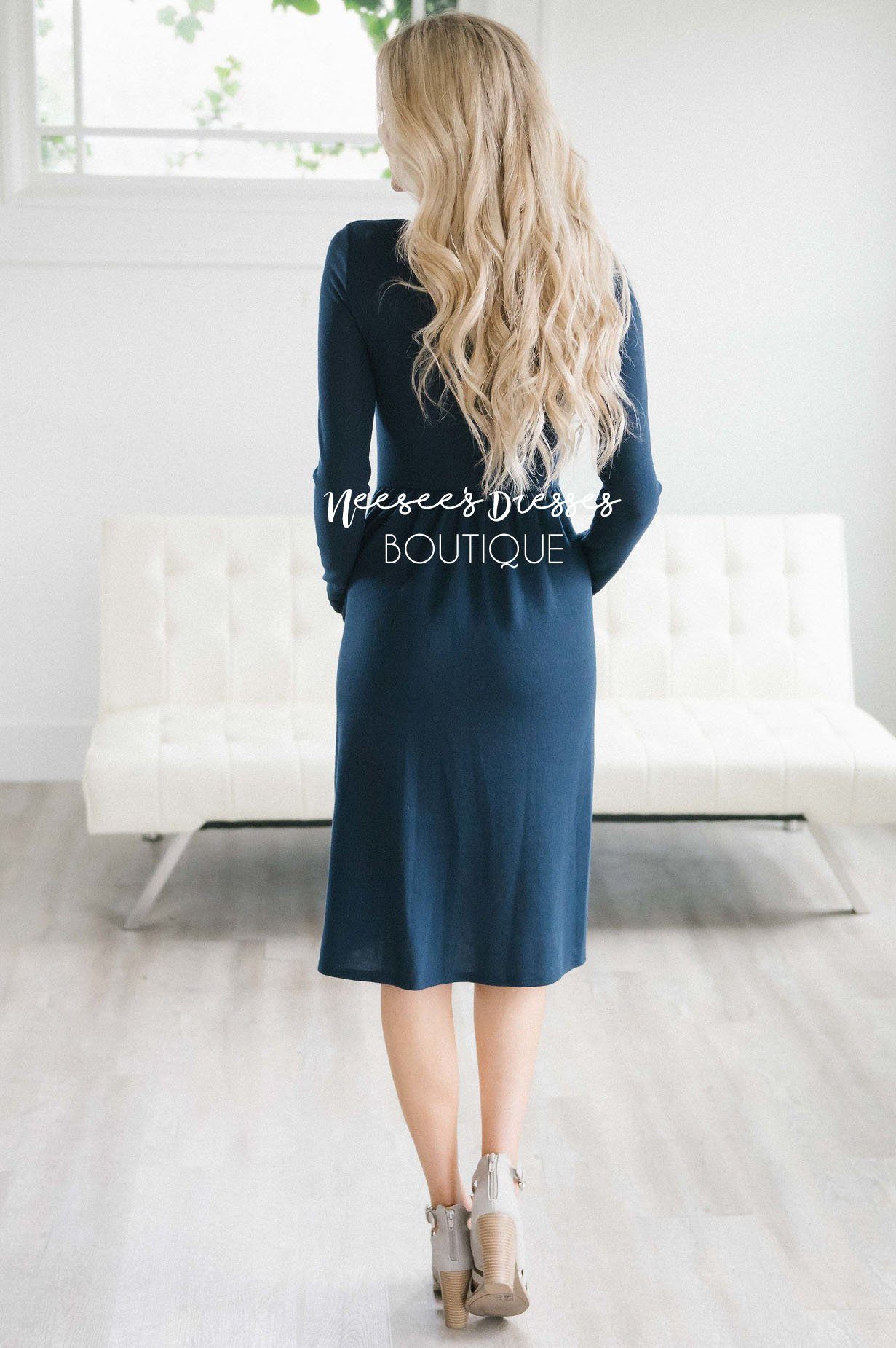 The Keltsy Sweater Dress Modest Dresses vendor-unknown
