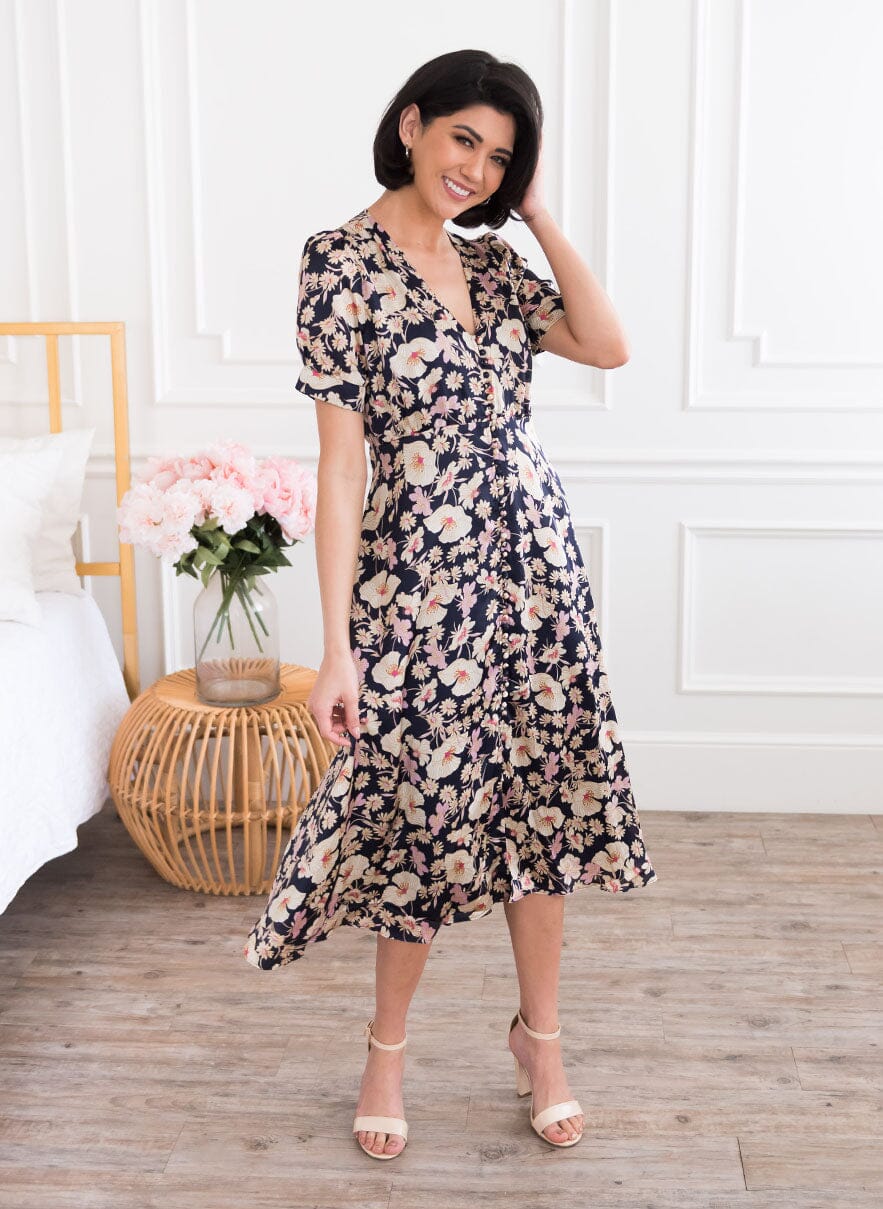 The Kallie Modest Dresses vendor-unknown