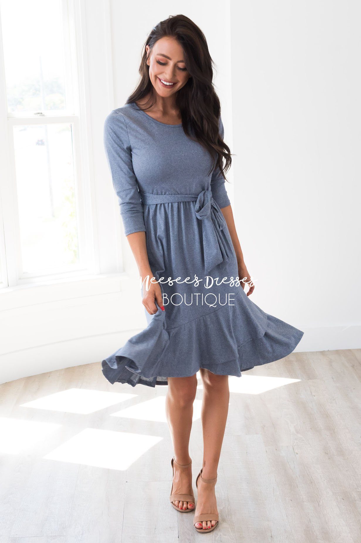 The Porscha Modest Dresses vendor-unknown