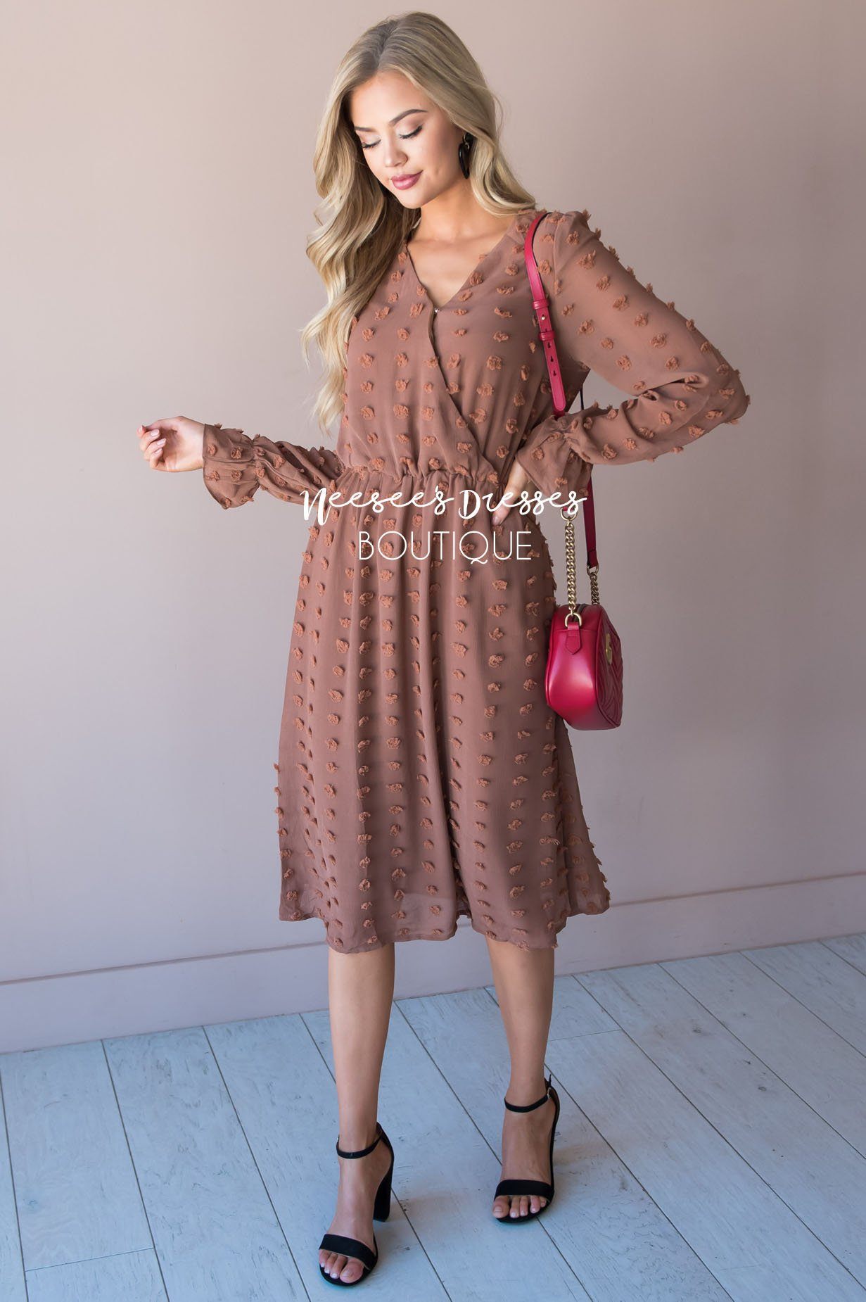 The Nikita Long Sleeves Modest Dresses vendor-unknown