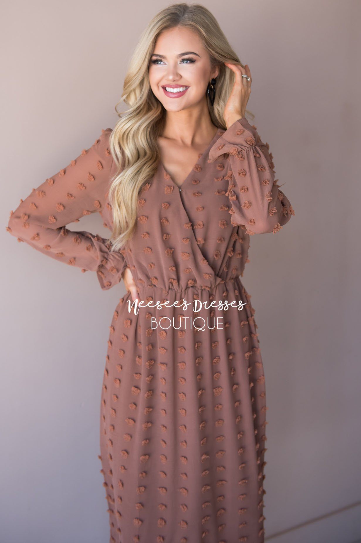The Nikita Long Sleeves Modest Dresses vendor-unknown