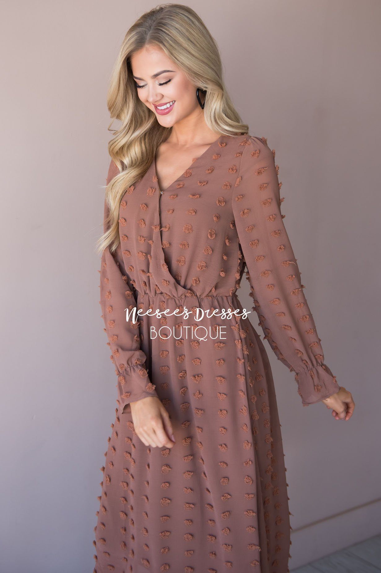 The Nikita Long Sleeves Modest Dresses vendor-unknown