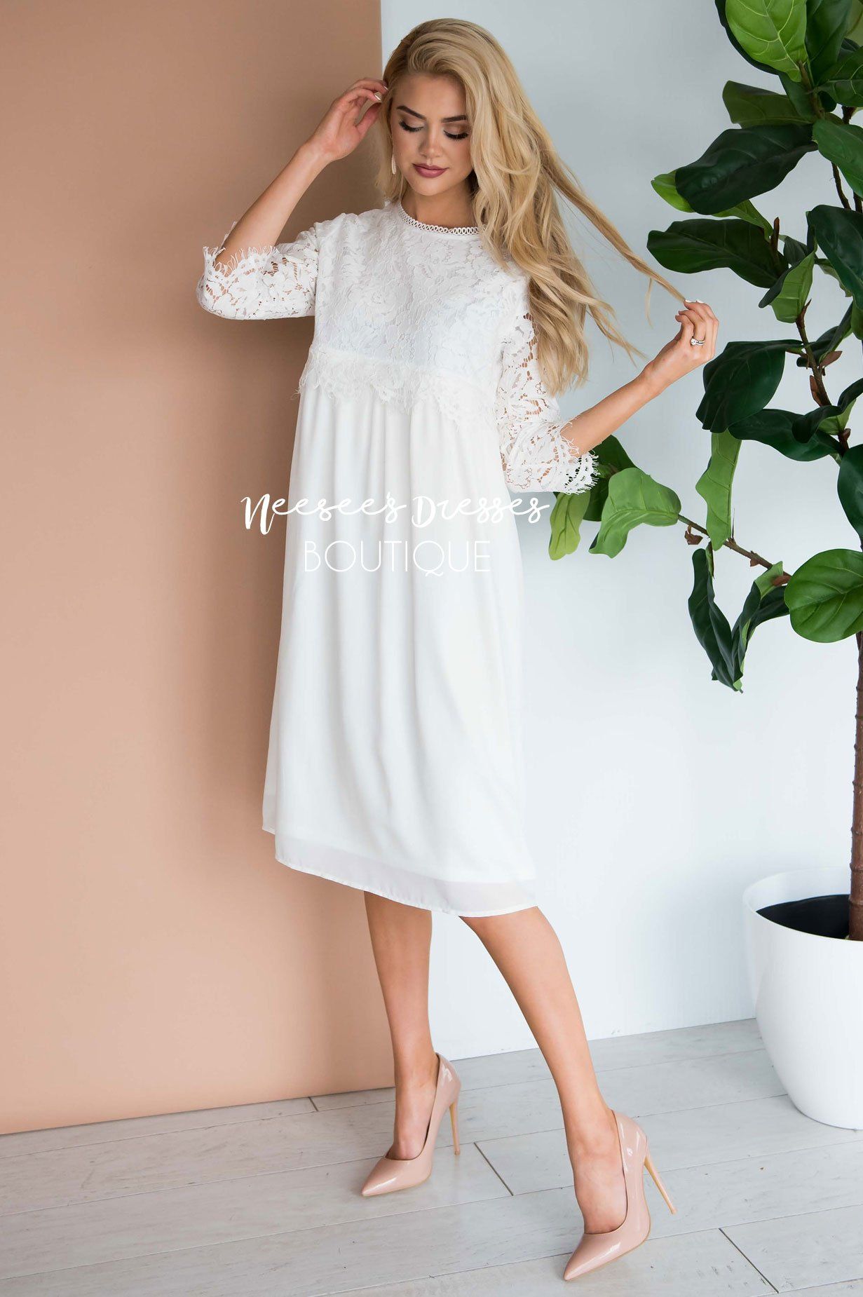 The Brynn - Nursing Friendly Modest Dresses vendor-unknown
