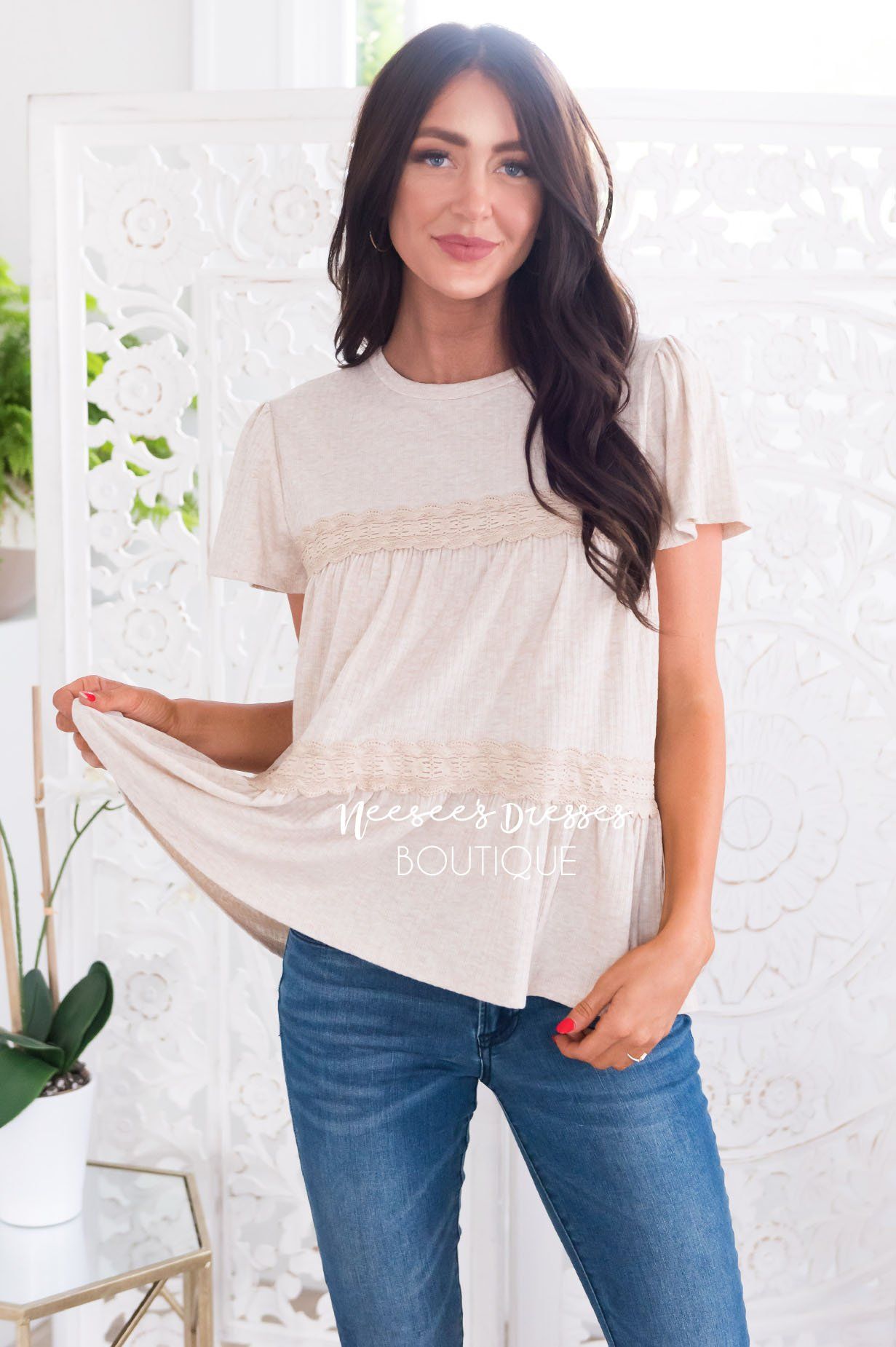 Good Catch Modest Blouse Tops vendor-unknown