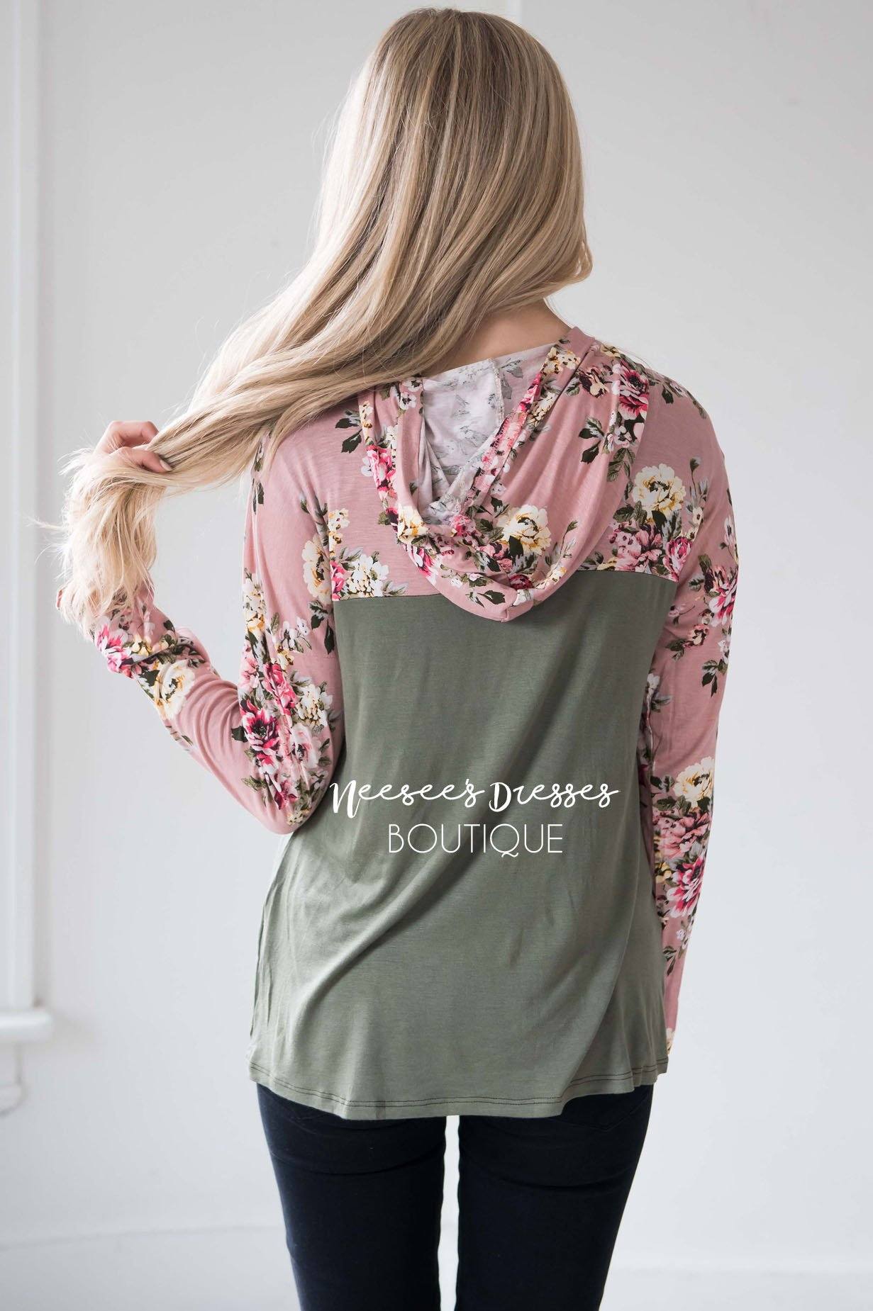 Like a Love Song Sequin Pocket Hoodie Tops vendor-unknown