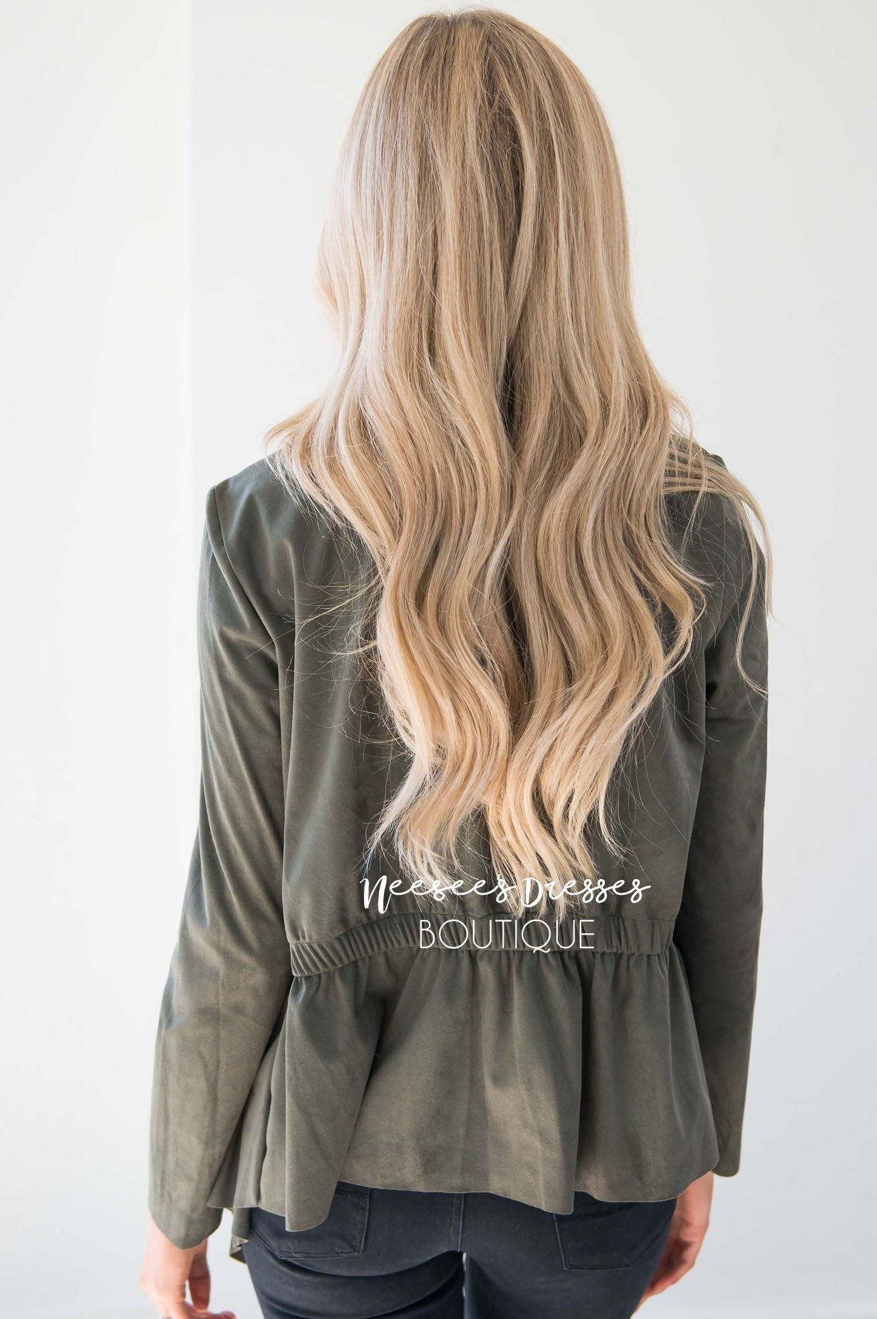 Tell Your Truth Suede Jacket Tops vendor-unknown