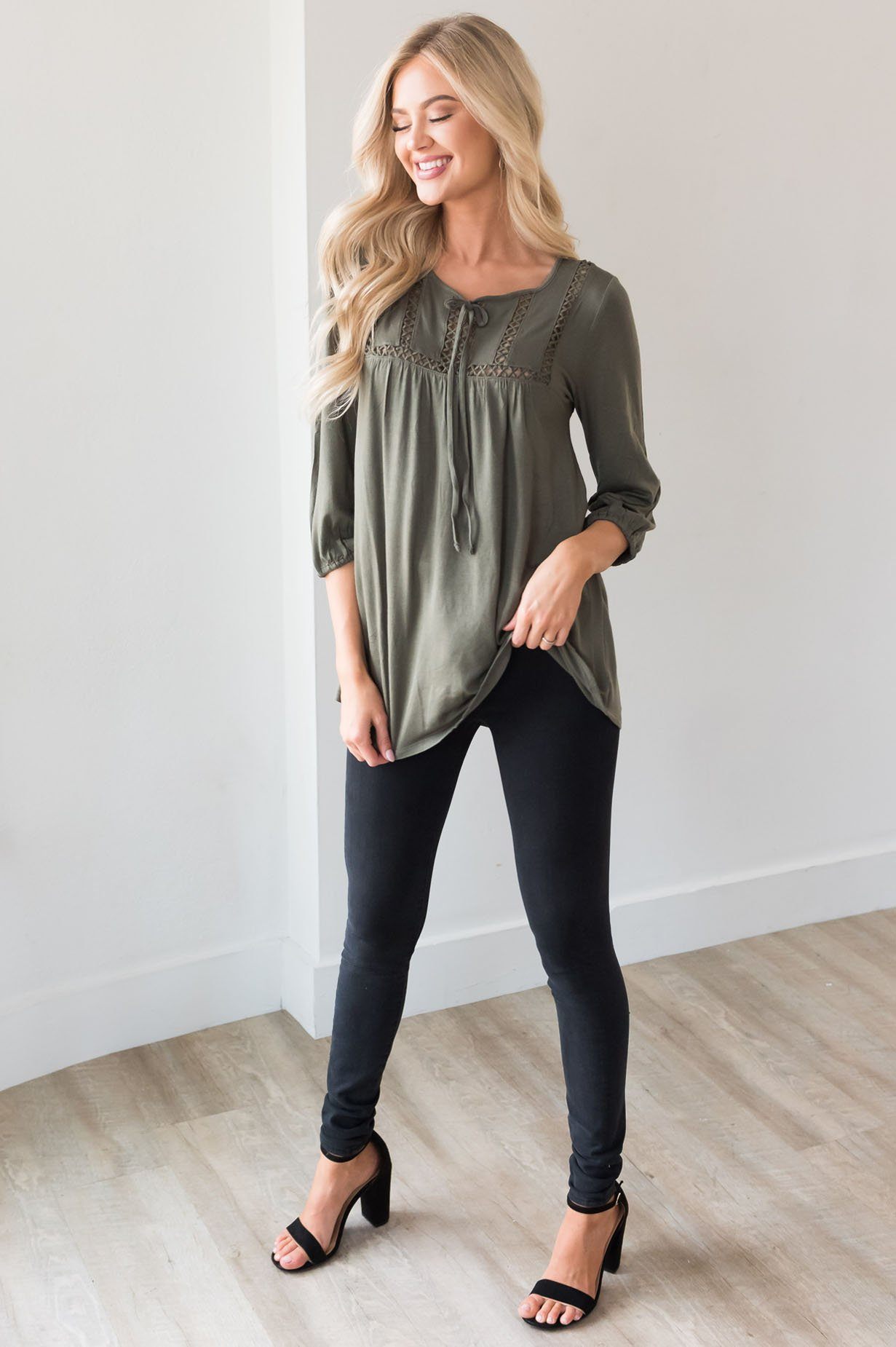 Always On My Mind Modest Layering Top Modest Dresses vendor-unknown