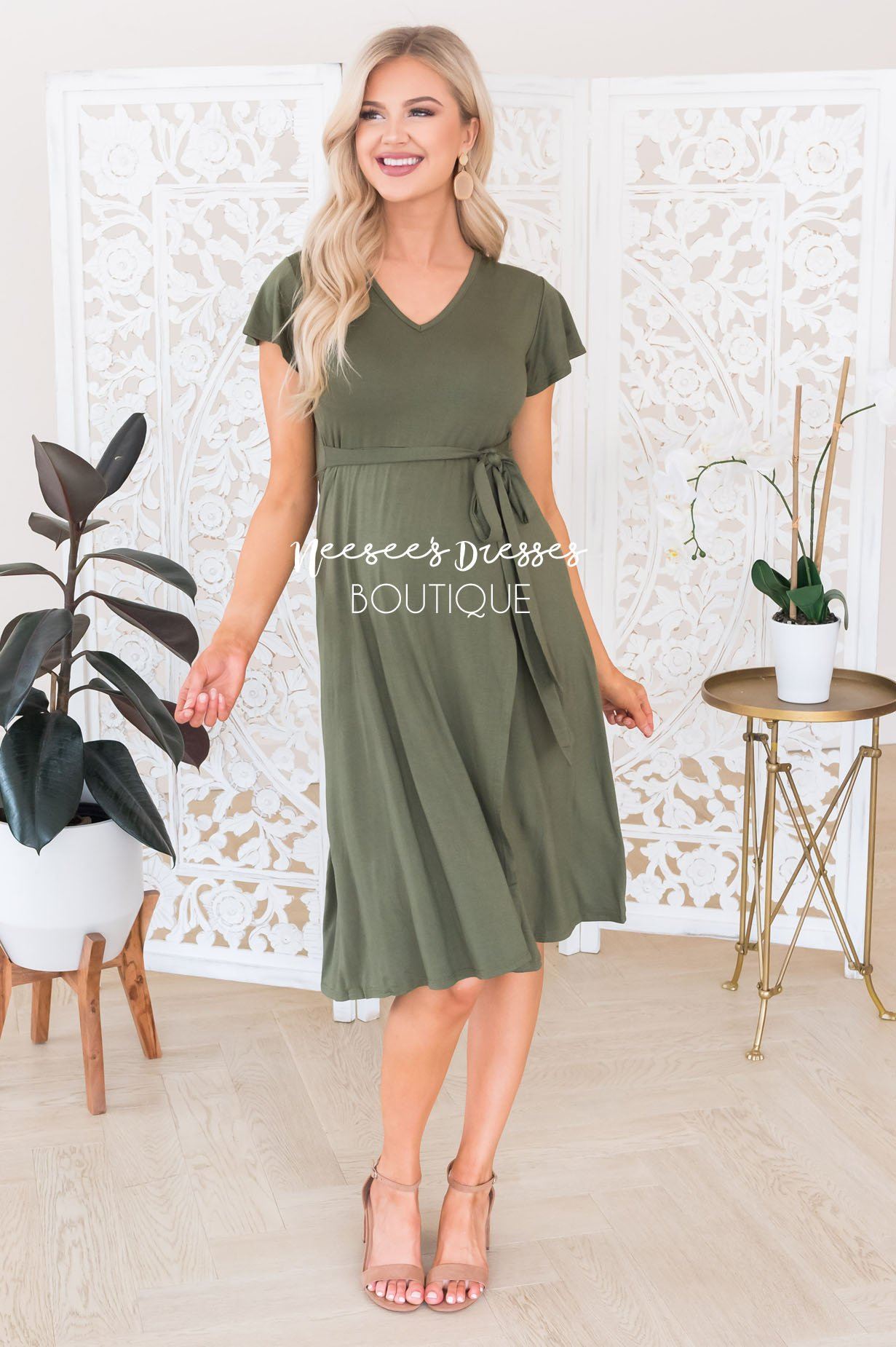 The Helen Modest Dresses vendor-unknown