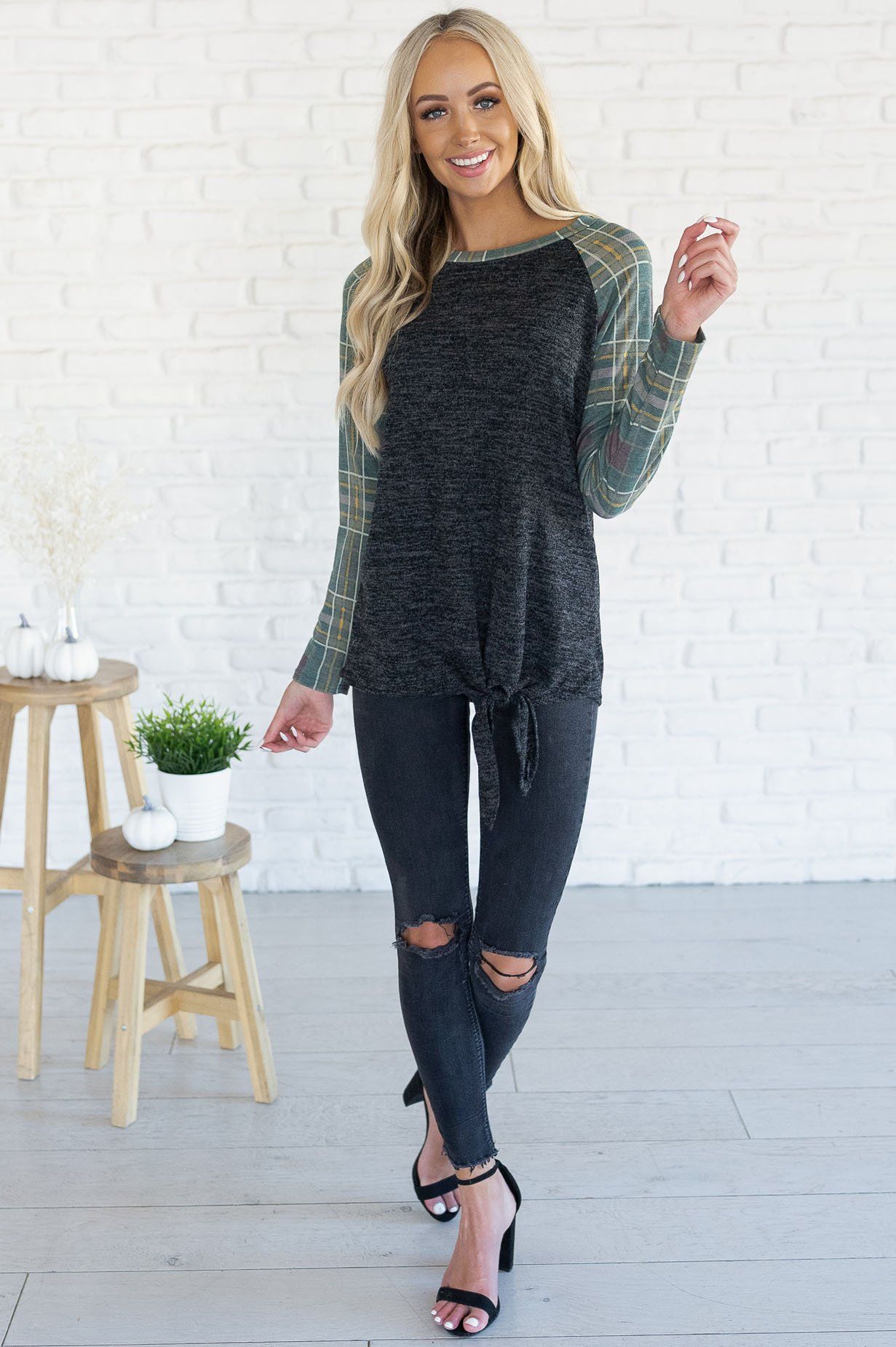 Thankful For You Modest Top Modest Dresses vendor-unknown